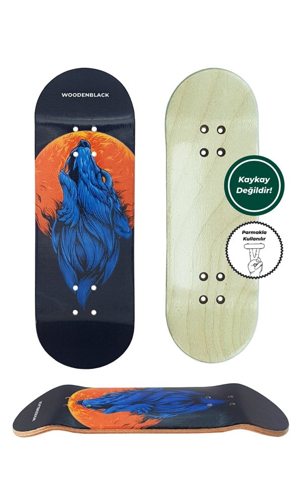 Woodenblack Wolfie Fingerboard Deck 