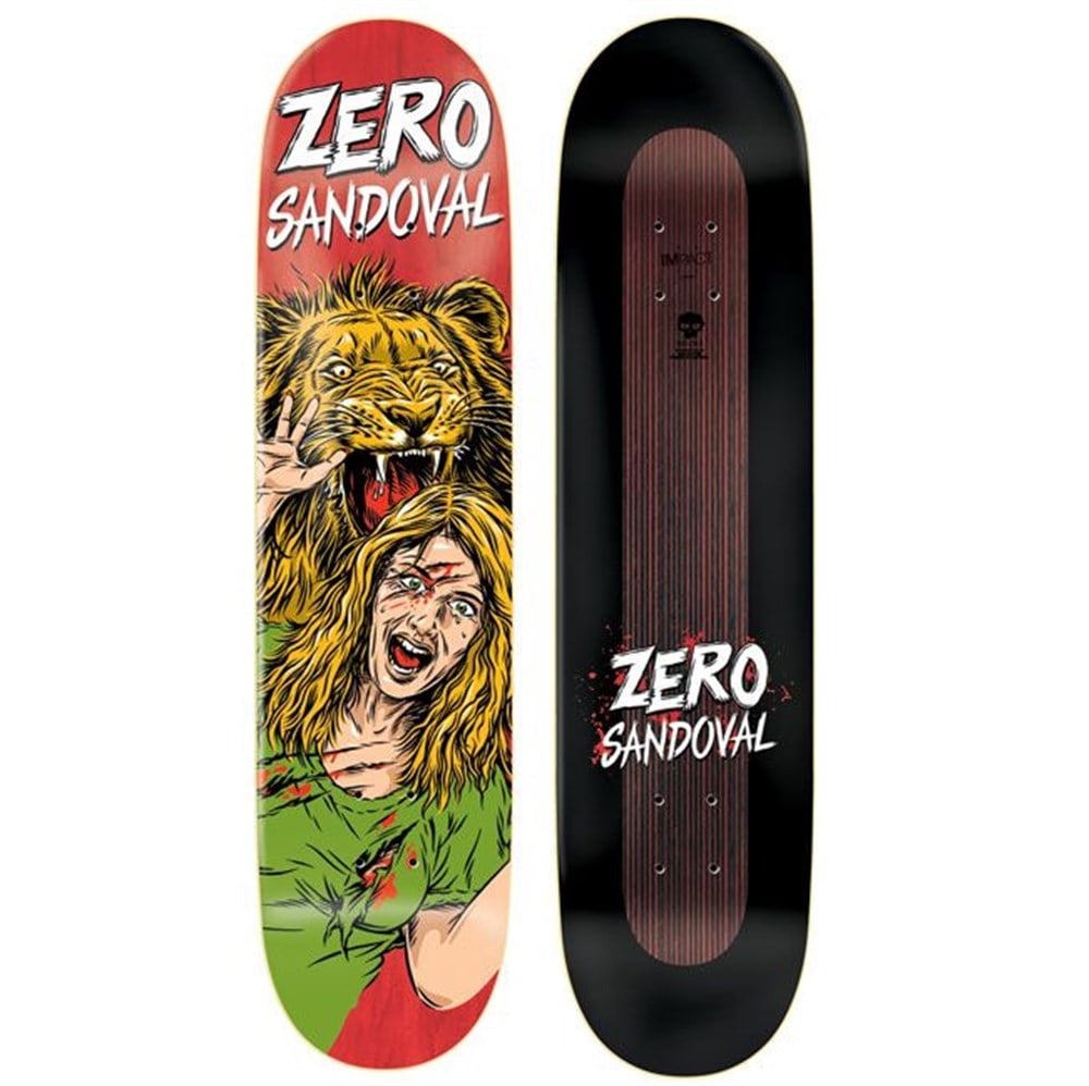 Zero 8,0 Animal Attack Impact Light Sandoval Deck Kaykay Tahtası
