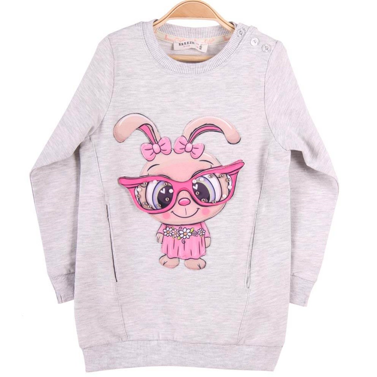 Uzun Kol Elbise ModelleriBREEZEK10445-0093 Boyutlu Tunik Elbise