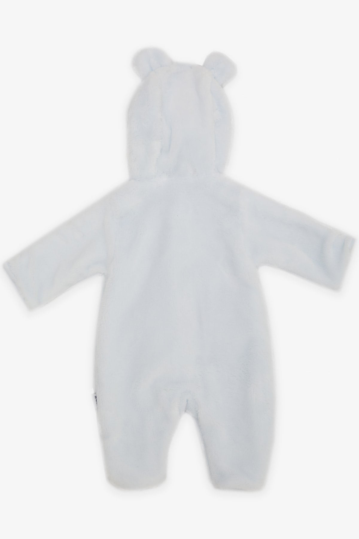 ALBİMİNİ Erkek Çocuk Peluşlu Tulum Kuzucuk Nakışı Kulakları Hareketli Bebe Mavisi (3-4 Ay-6-9 Ay)