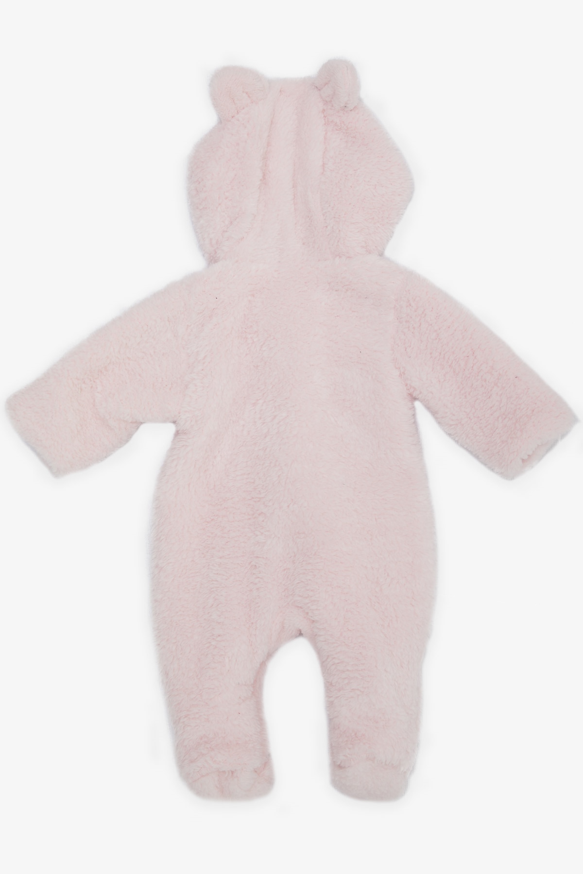 ALBİMİNİ Kız Bebek Peluşlu Tulum Kuzucuk Nakışlı Kulakları Hareketli Pembe (3-4 Ay-6-9 Ay)