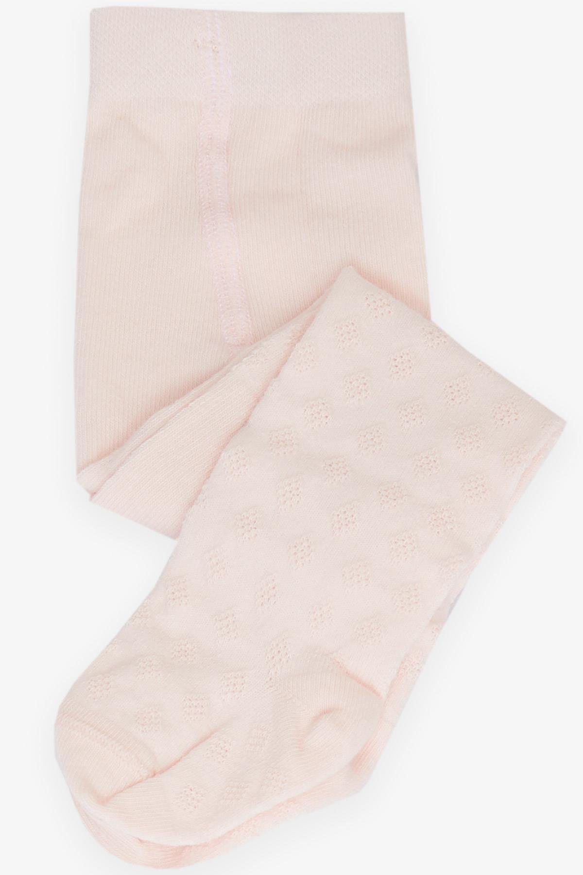 ARTI Kız Bebek Külotlu Çorap Desenli Pembe (0-12 Ay)