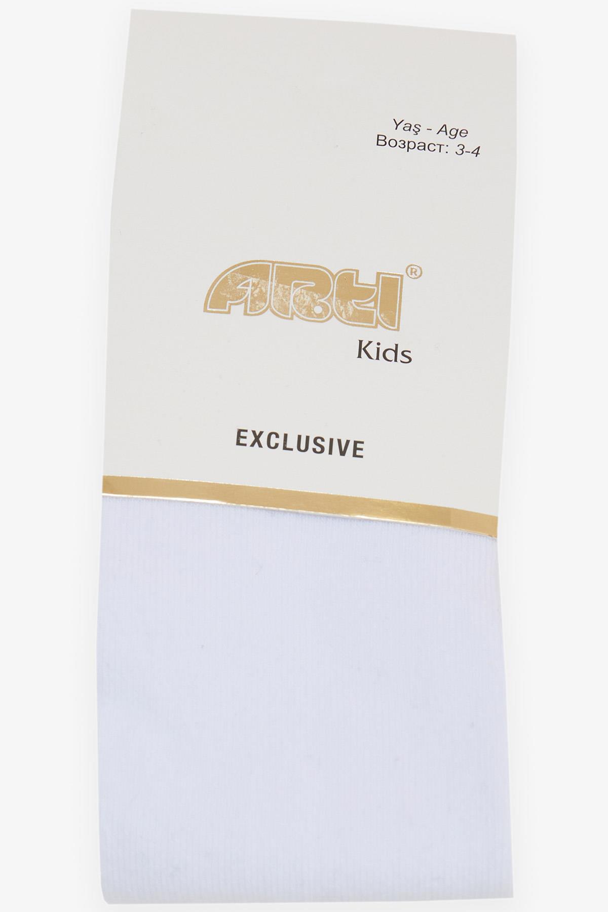 ARTI Kız Çocuk Külotlu Çorap Basic Beyaz (1-6 Yaş)