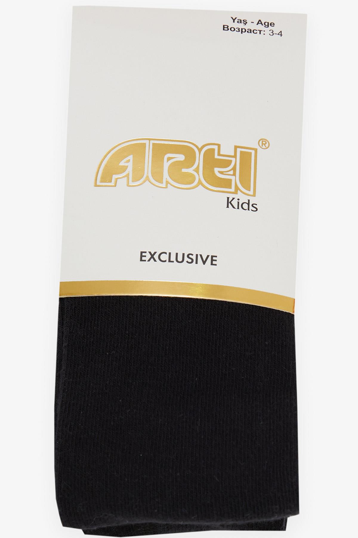ARTI Kız Çocuk Külotlu Çorap Basic Siyah (1-6 Yaş)