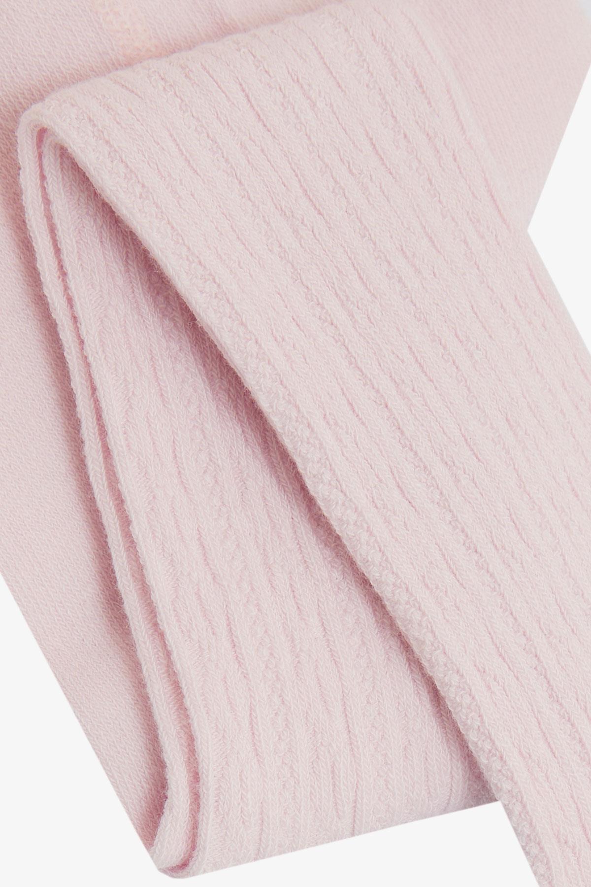 Artı Kız Çocuk Külotlu Çorap Kabartma Desenli Pembe (3-6 Yaş)
