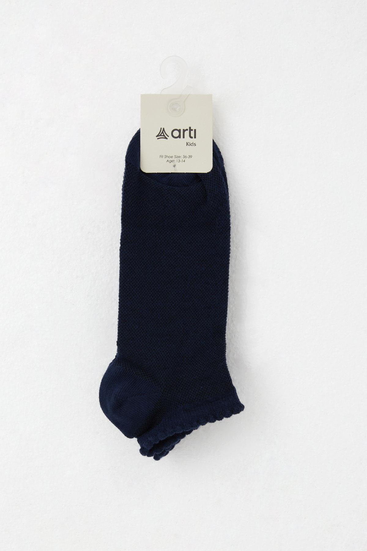 Artı Kız Çocuk Soket Çorap Basic Lacivert (13-14 Yaş)