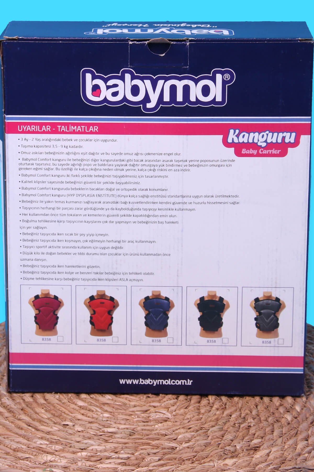 Babymol Babymol Comfort Kutulu Kanguru Füme