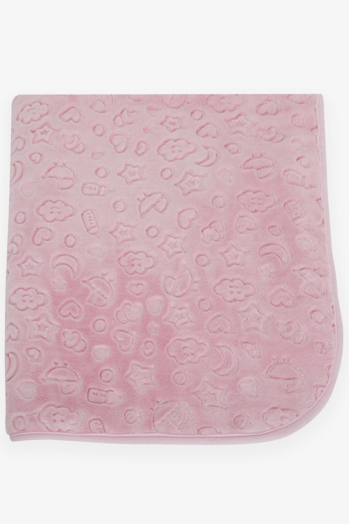 Babymol Golden Yenidoğan Bebek Battaniyesi Desenli Pembe