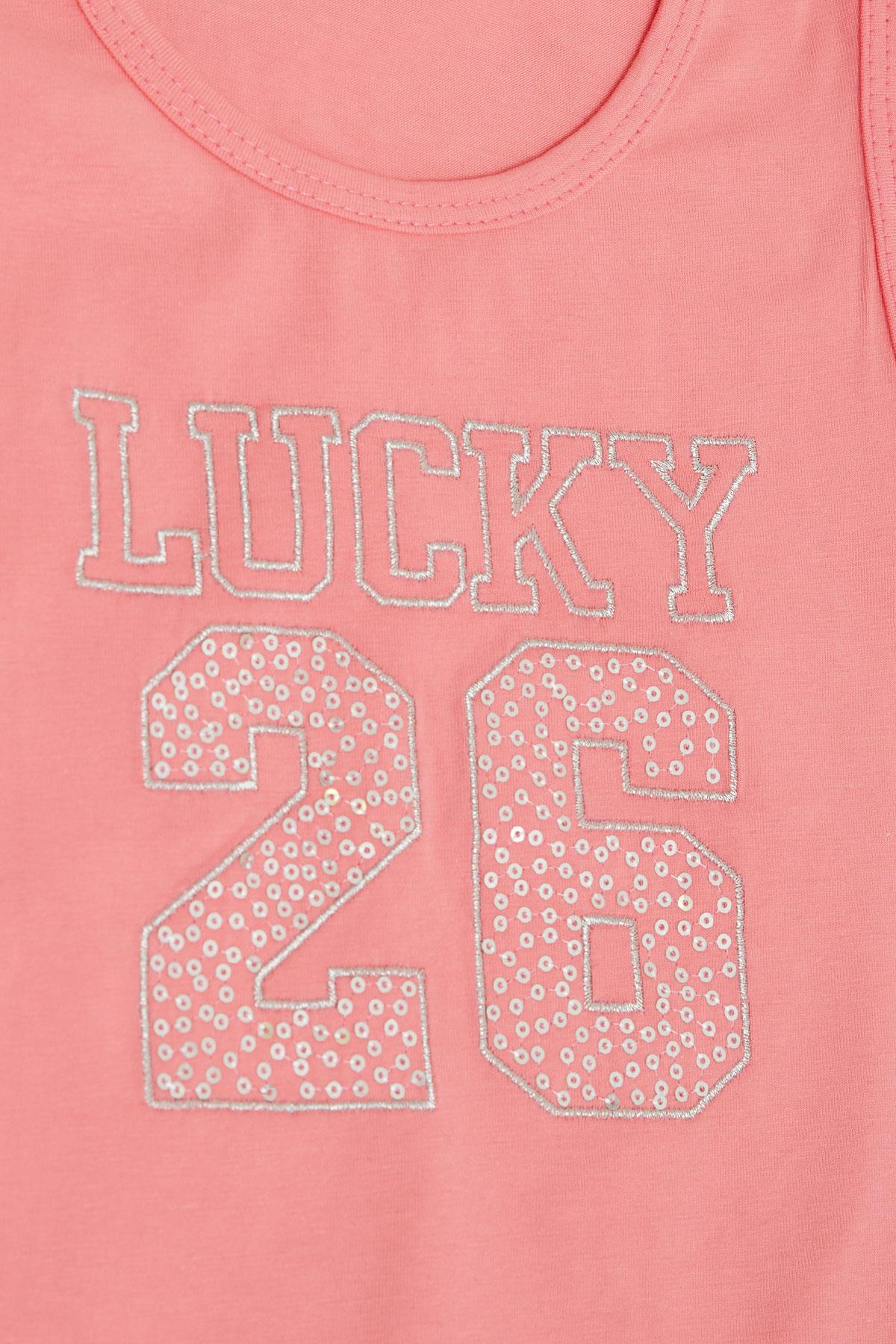 Barmy Kız Çocuk Etekli Takım Yandan Bağlamalı Pullu Pembe (5-9 Yaş)