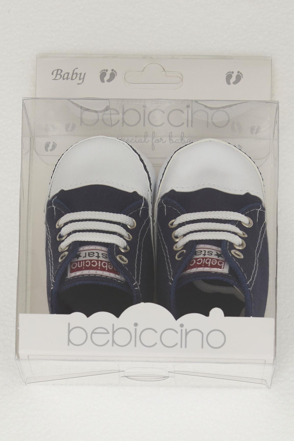 Bebecino Erkek Bebek Patik Ayakkabı Basic Lacivert (18 Numara-19 Numara)
