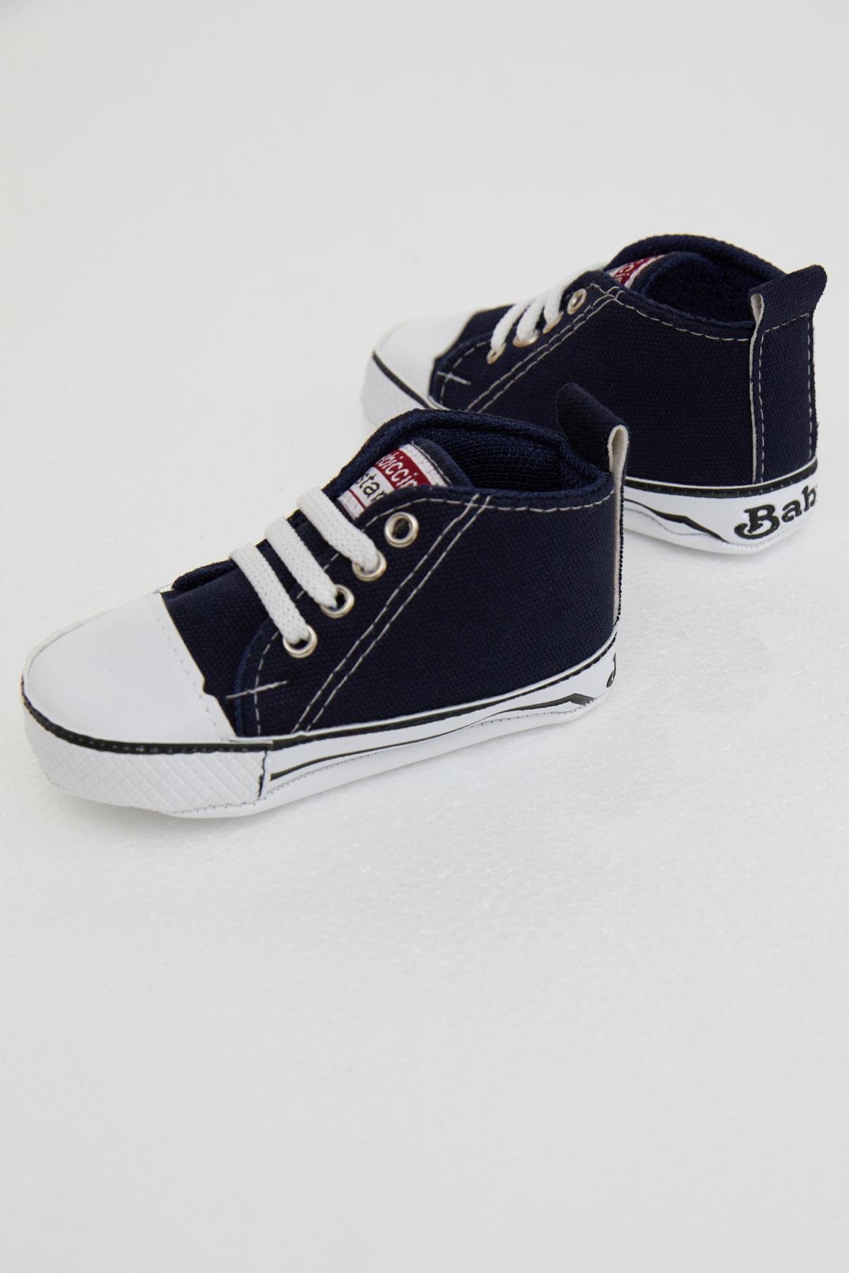 Bebecino Erkek Bebek Patik Ayakkabı Basic Lacivert (18 Numara-19 Numara)