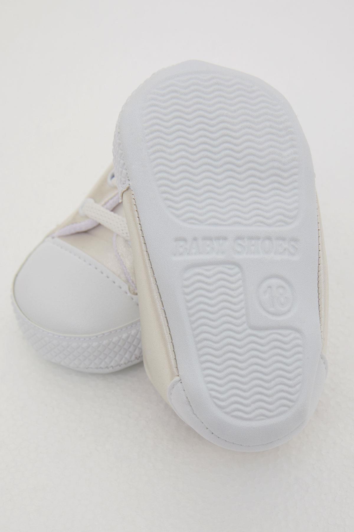 Bebiccino Erkek Bebek Patik Ayakkabı Basic Ekru (18 Numara-19 Numara)