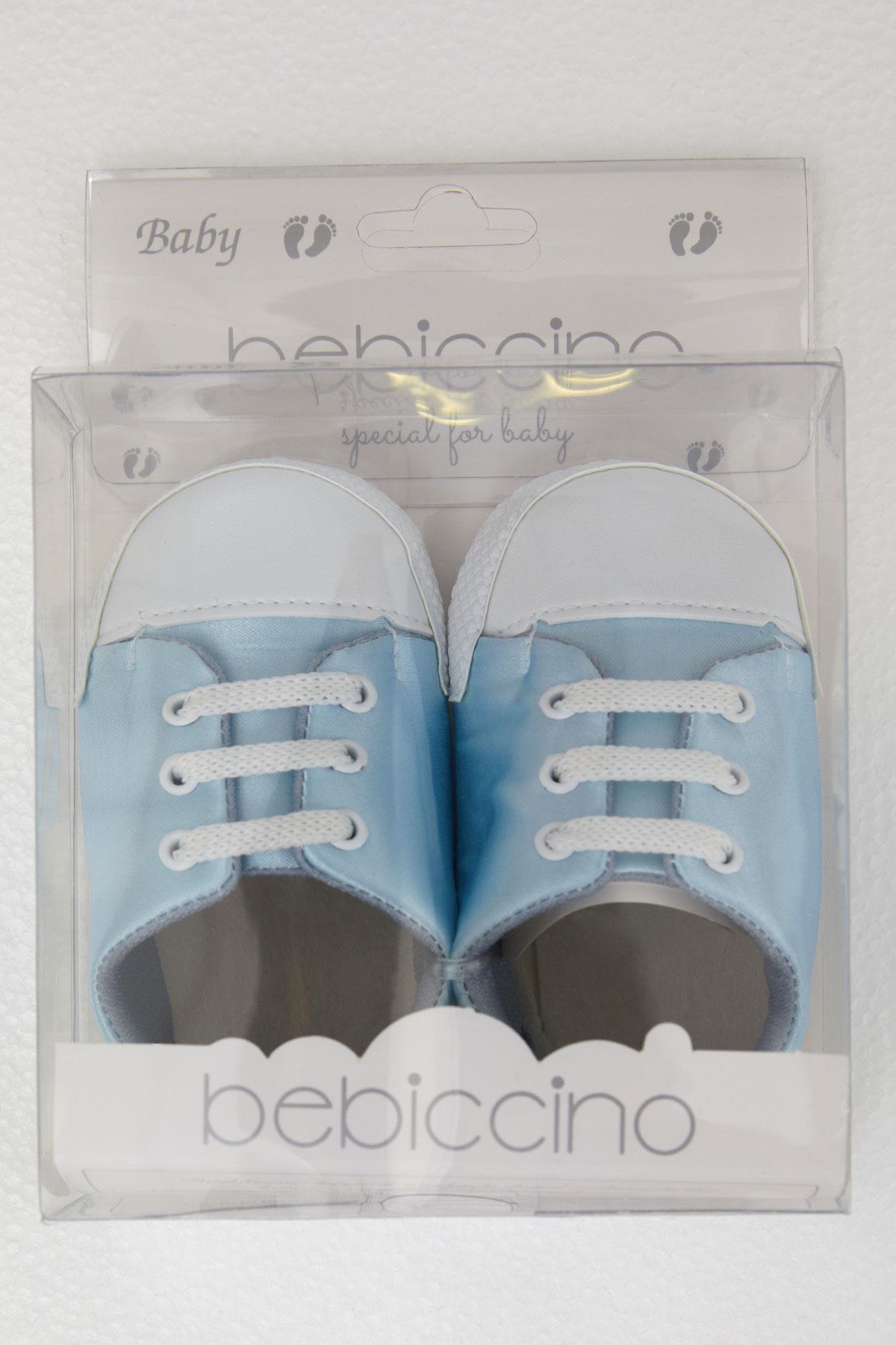 Bebiccino Erkek Bebek Patik Ayakkabı Basic Açık Mavi (18 Numara-19 Numara)