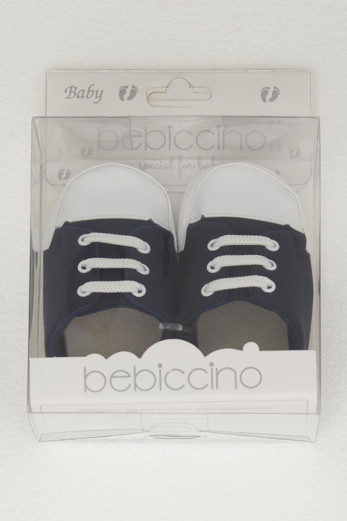 Bebiccino Erkek Bebek Patik Ayakkabı Basic Lacivert (18 Numara-19 Numara)