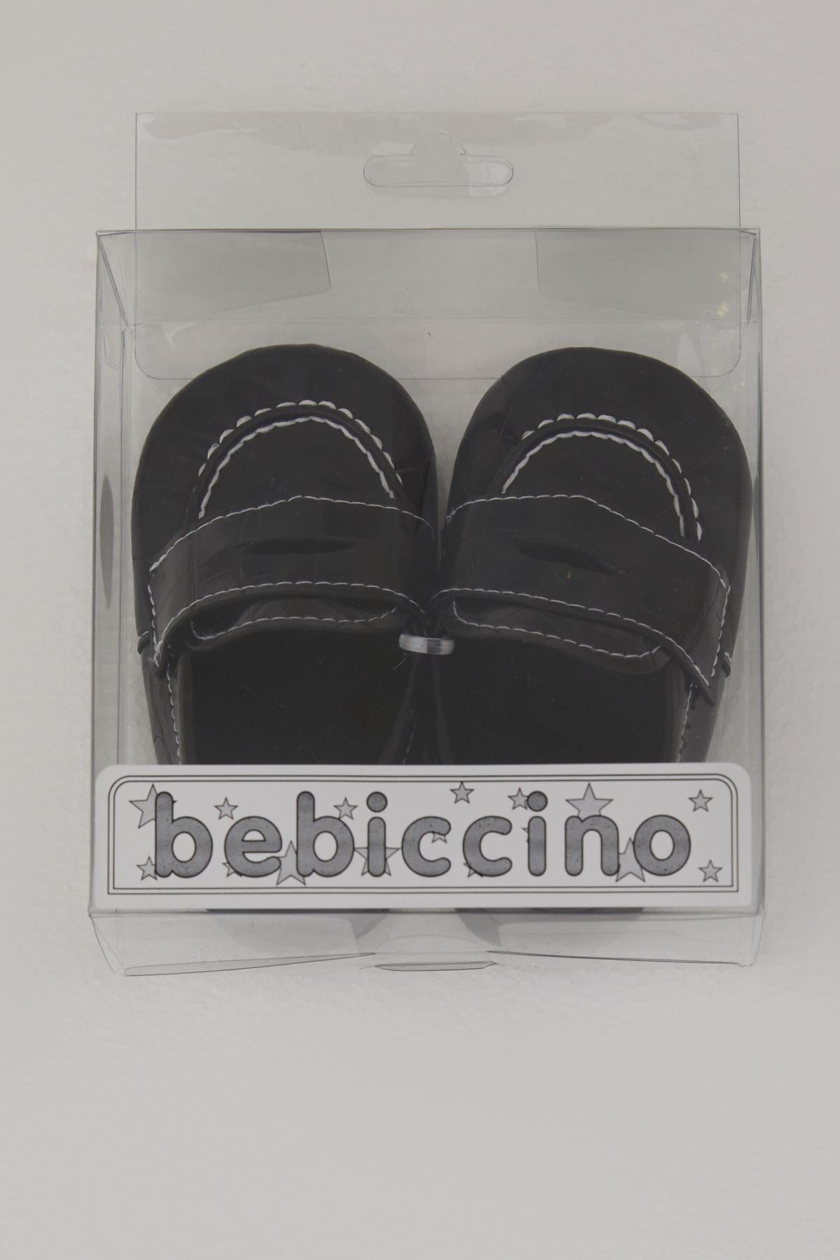 Bebiccino Erkek Bebek Saraçlı Patik Ayakkabı Siyah (18-19 Numara)