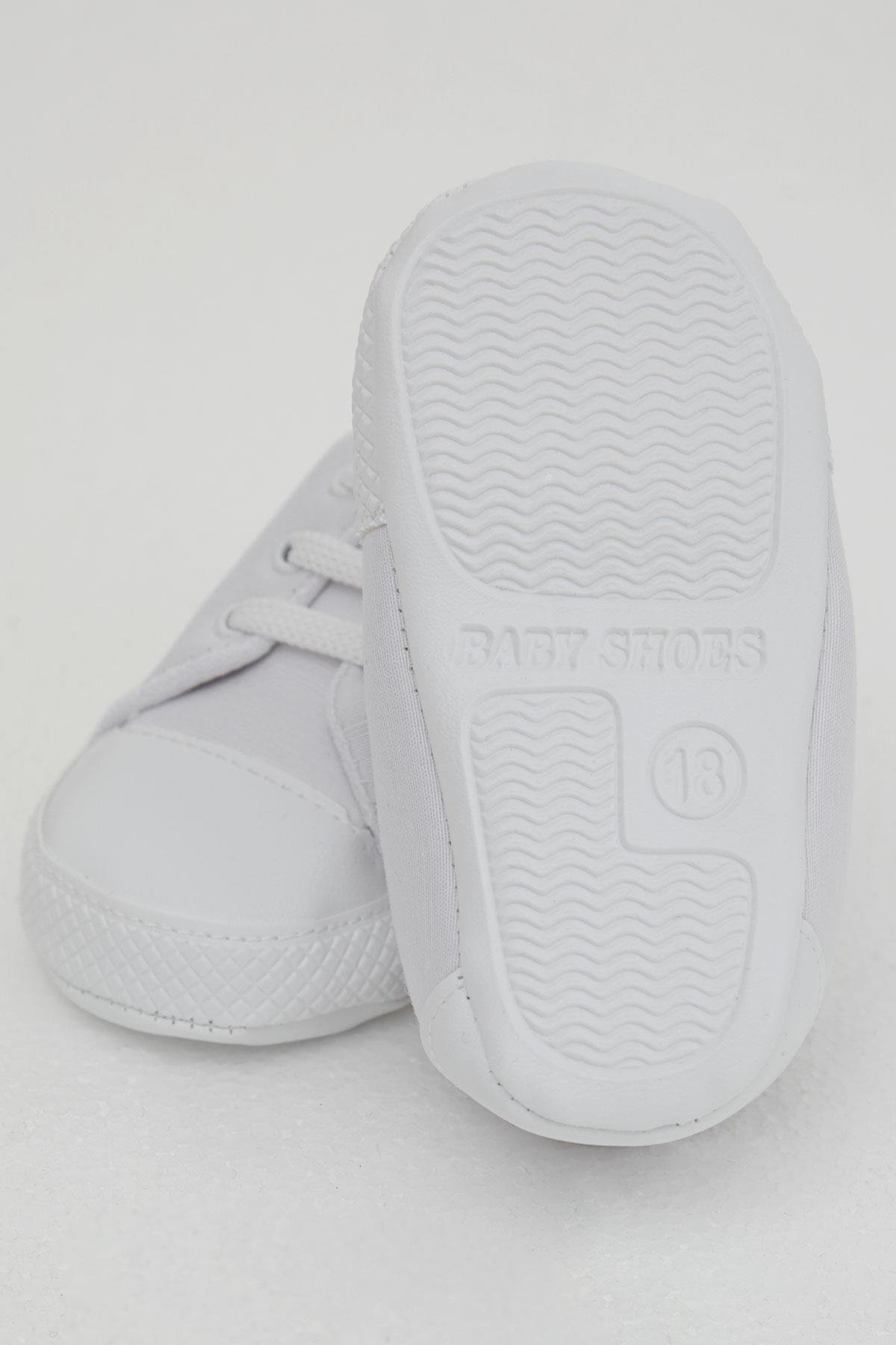 Bebiccino Kız Bebek Patik Ayakkabı Basic Ekru (18 Numara-19 Numara)