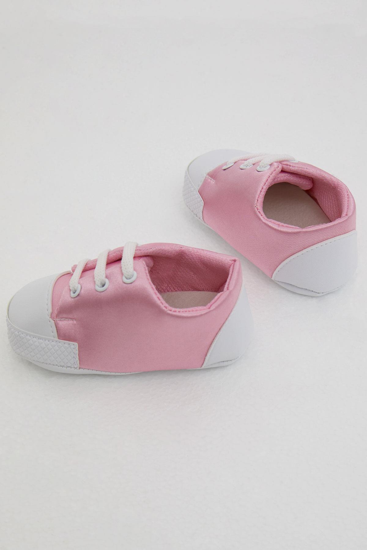 Bebiccino Kız Bebek Patik Ayakkabı Basic Pembe (18 Numara-19 Numara)