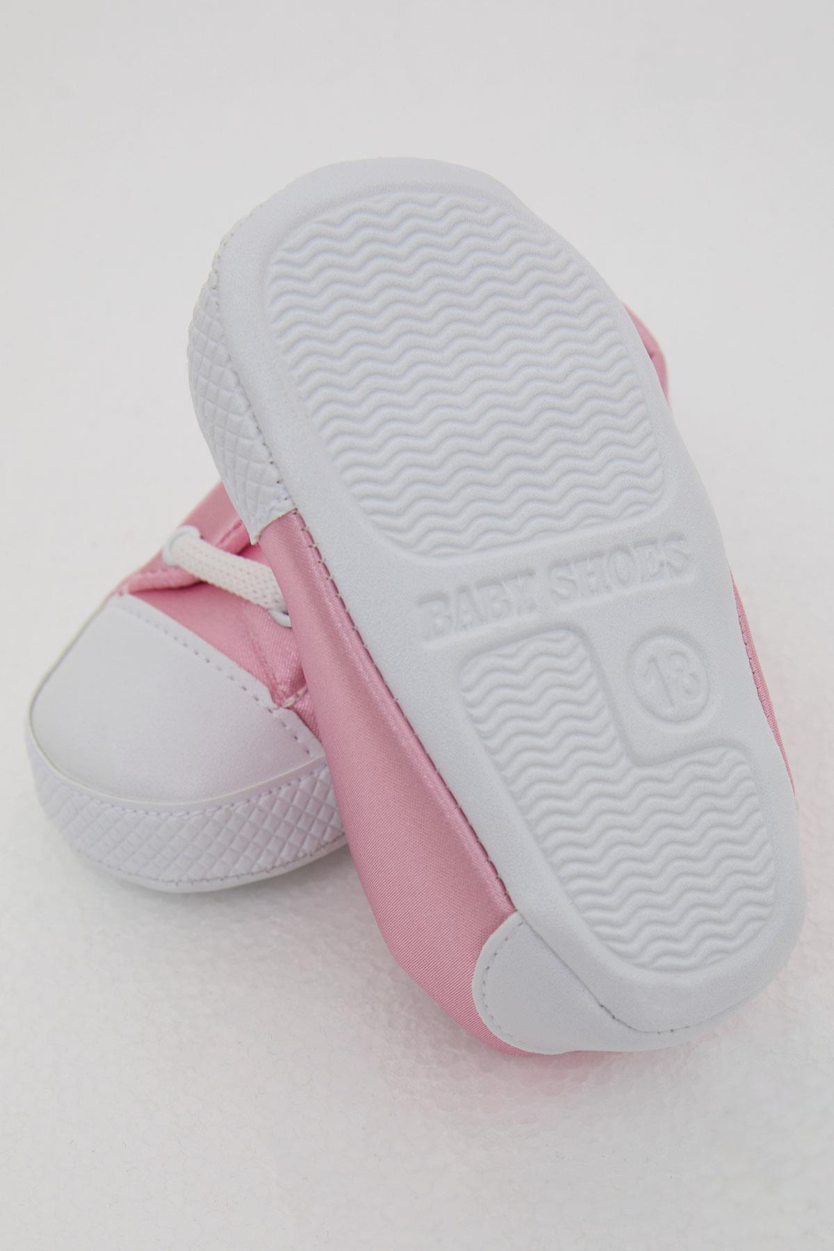 Bebiccino Kız Bebek Patik Ayakkabı Basic Pembe (18 Numara-19 Numara)