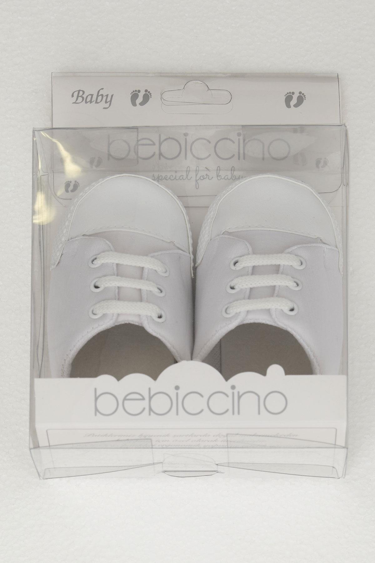 Bebiccino Kız Bebek Patik Ayakkabı Basic Ekru (18 Numara-19 Numara)