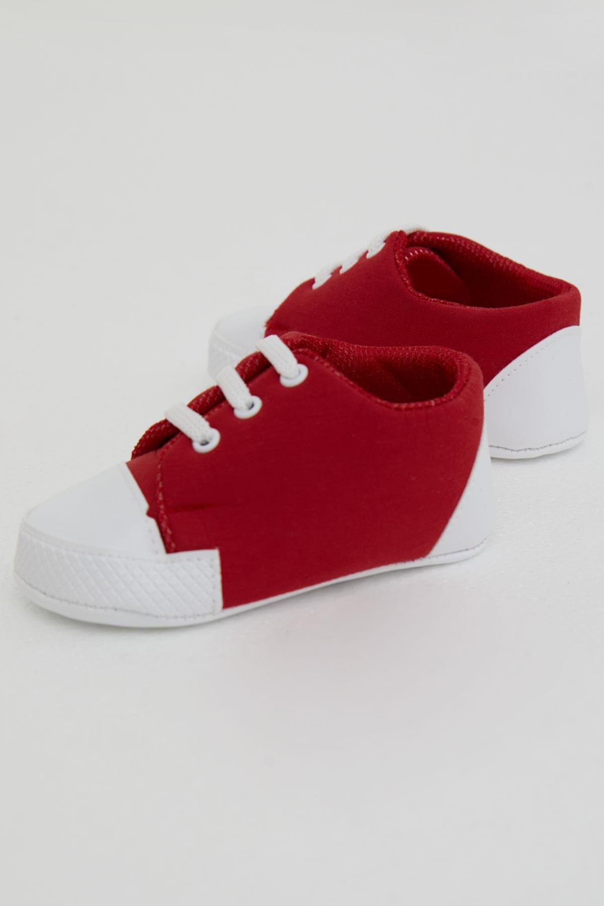 Bebiccino Kız Bebek Patik Ayakkabı Basic Kırmızı (18 Numara-19 Numara)