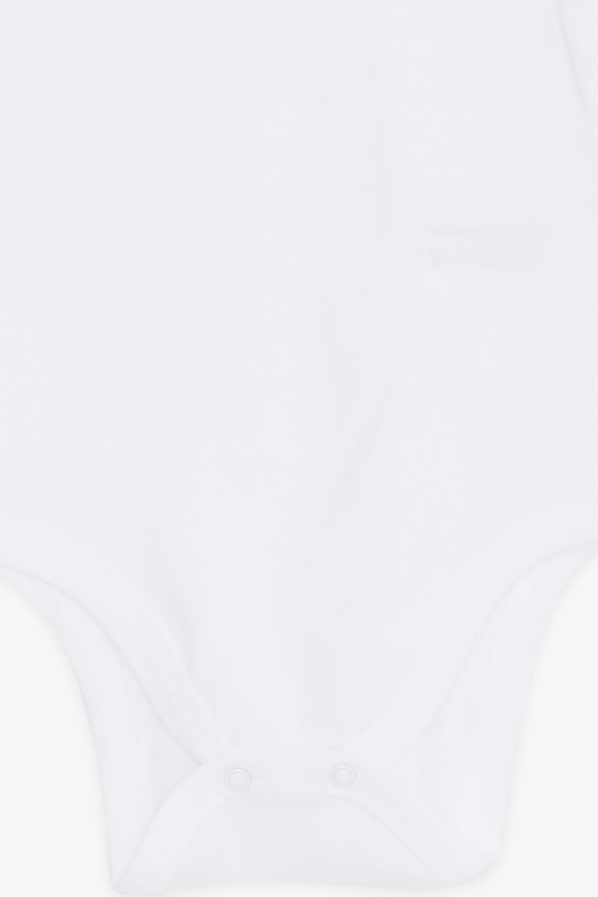 Breeze Bebek Çıtçtılı Body Düz Renk Ekru (9 Ay-3 Yaş)