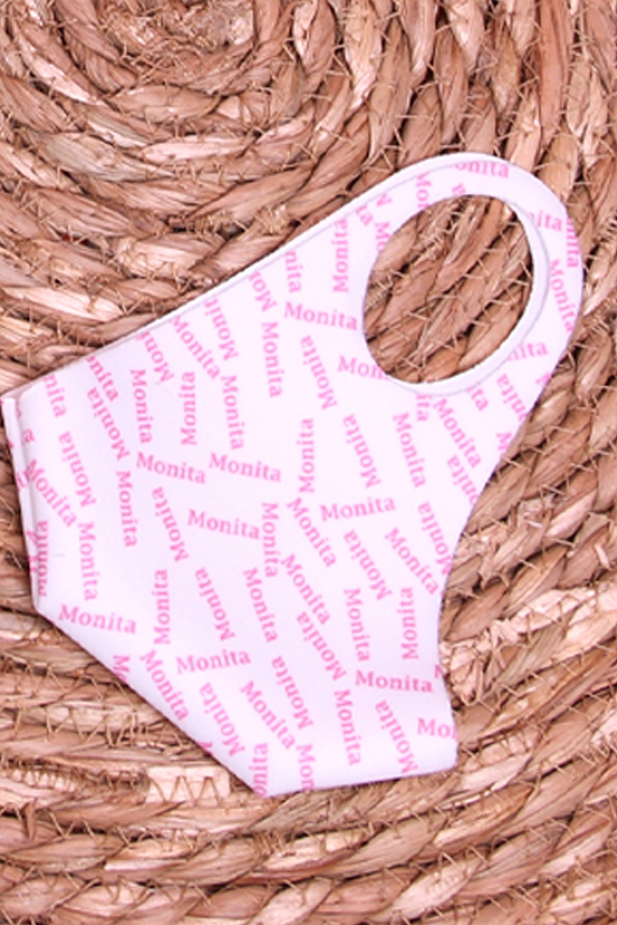 Breeze Çocuk Maskesi Yazılı Pembe (7-14 Yaş)