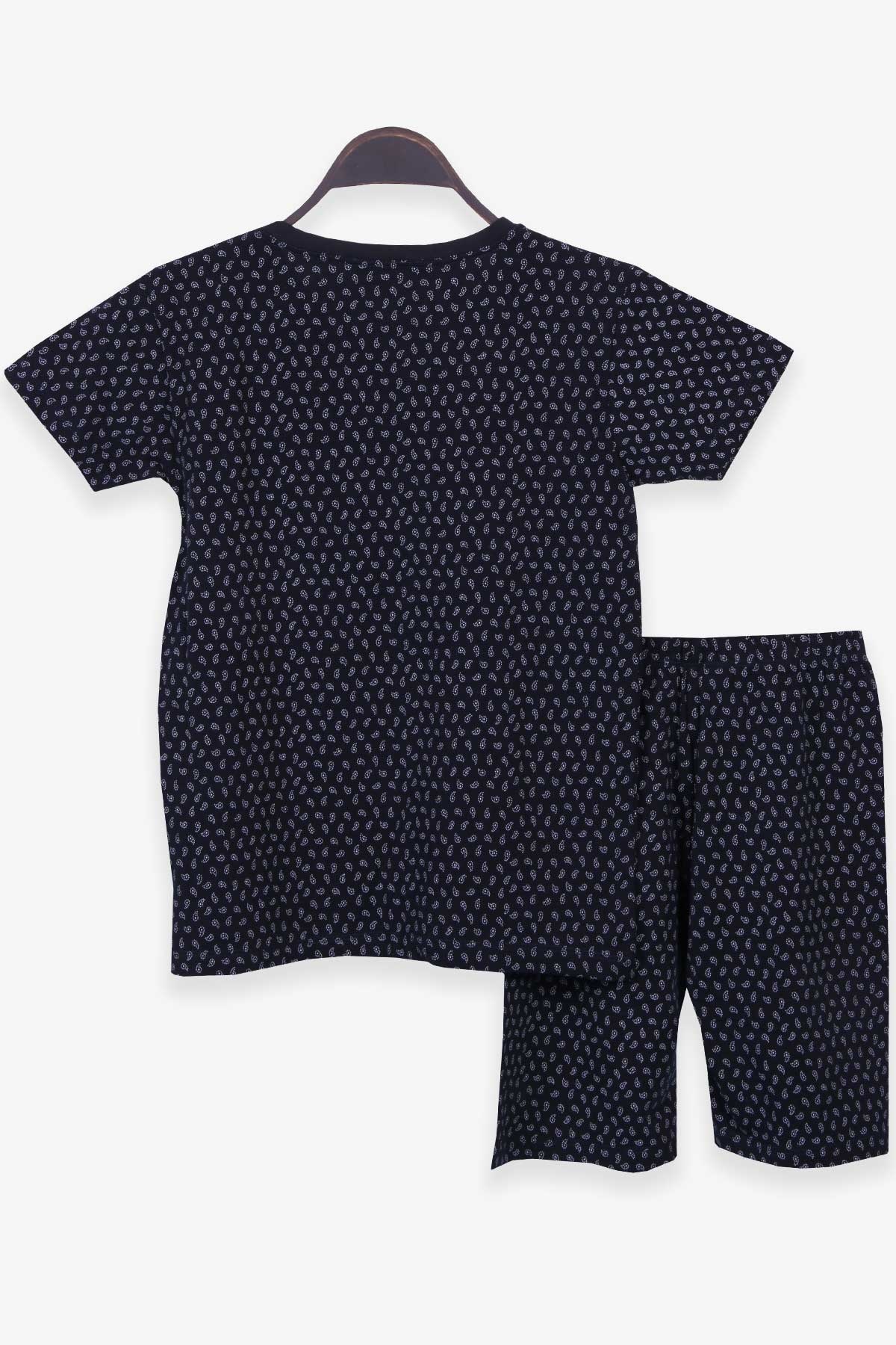Breeze Çocuk Pijama Takımı Desenli Lacivert (9-12 Yaş)