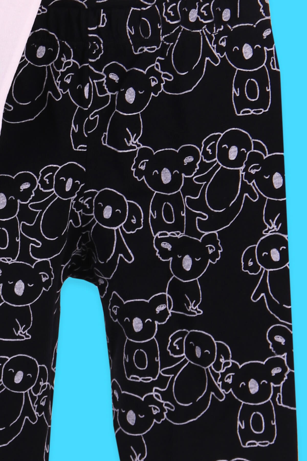 Breeze Çocuk Pijama Takımı Koala Desenli Beyaz (1.5-5 Yaş)