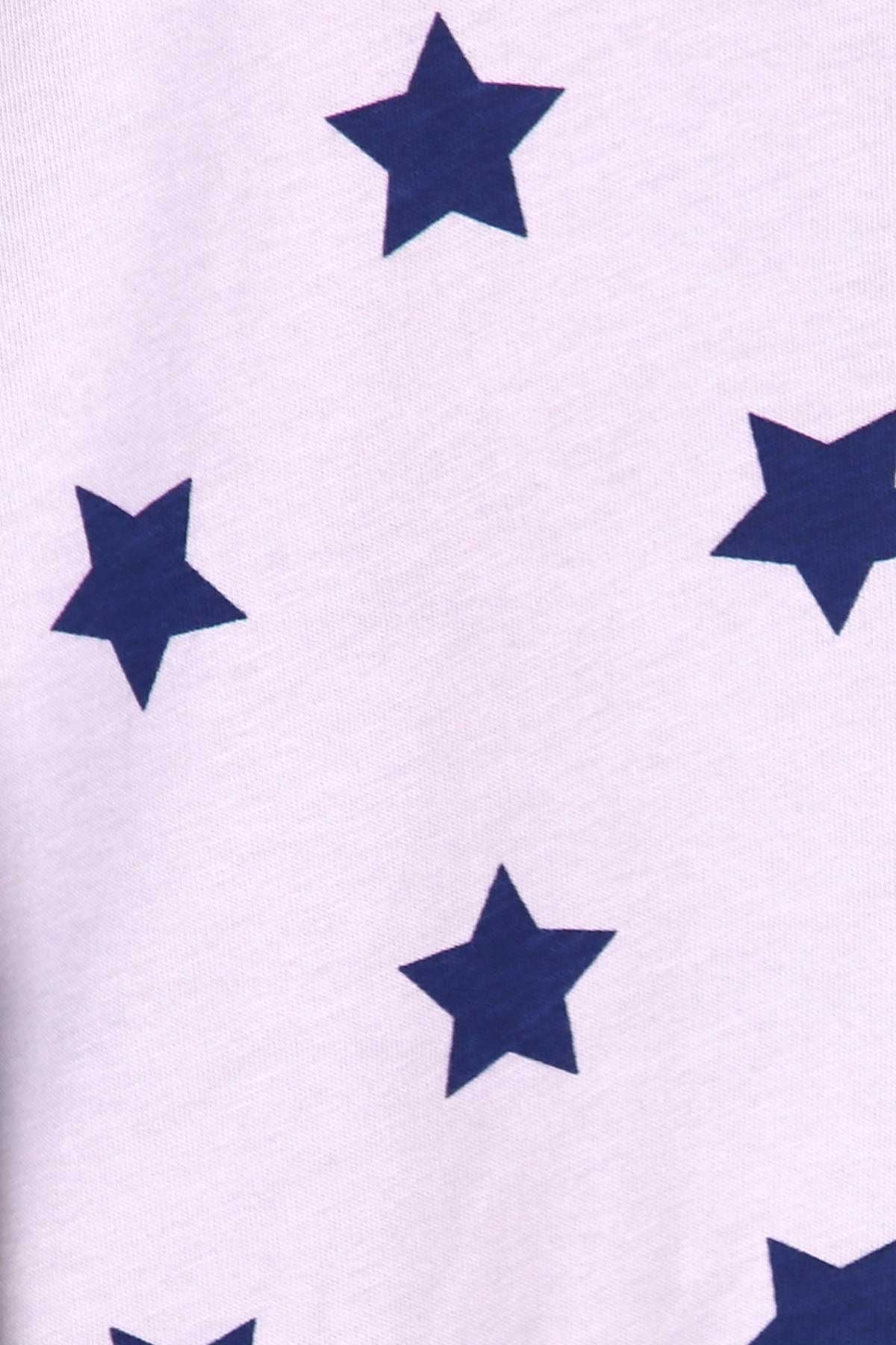 Breeze Çocuk Pijama Takımı Yıldız Desenli Gri (9-12 Yaş)