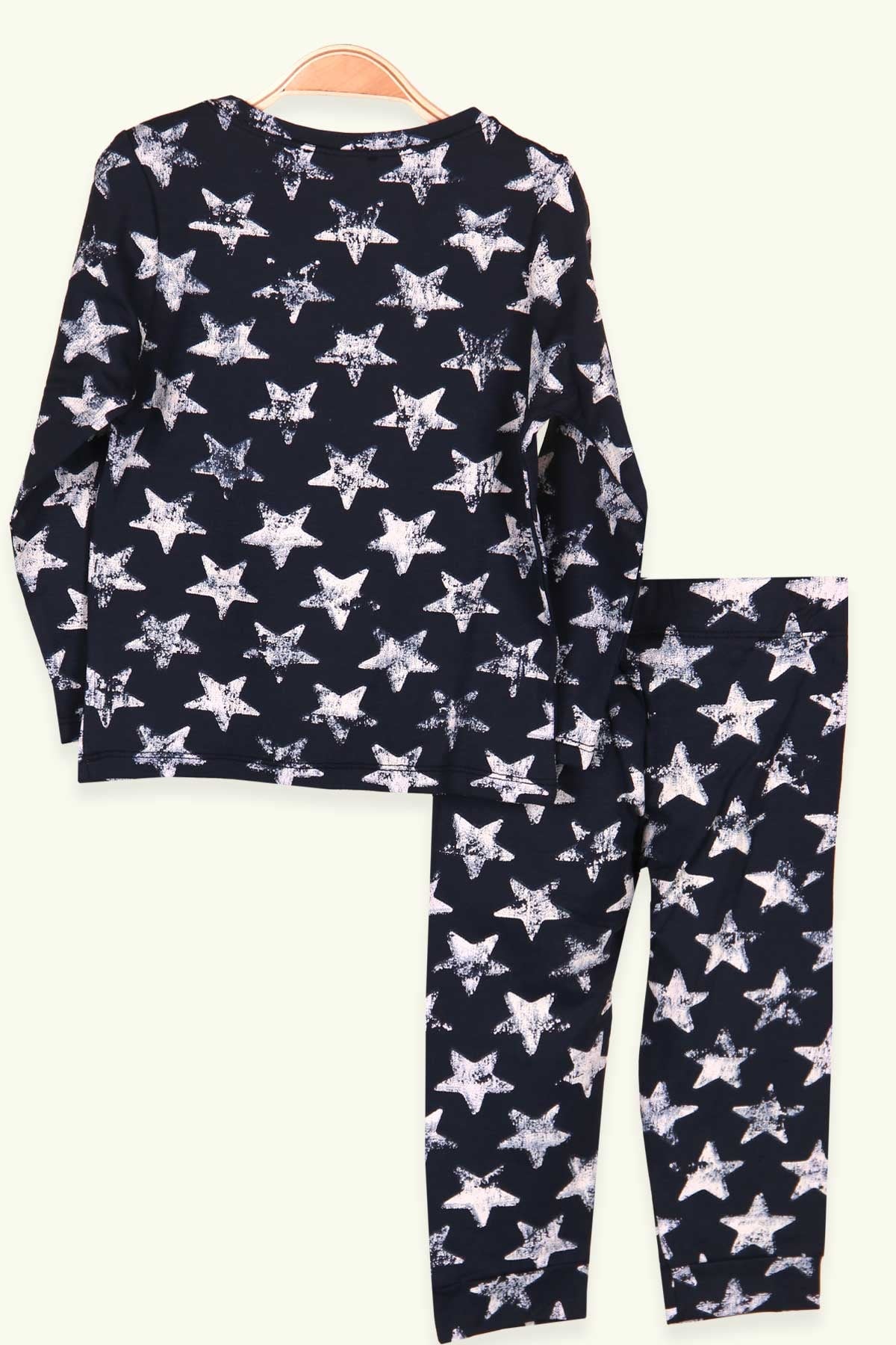 Breeze Çocuk Pijama Takımı Yıldızlı Lacivert (1.5-5 Yaş)