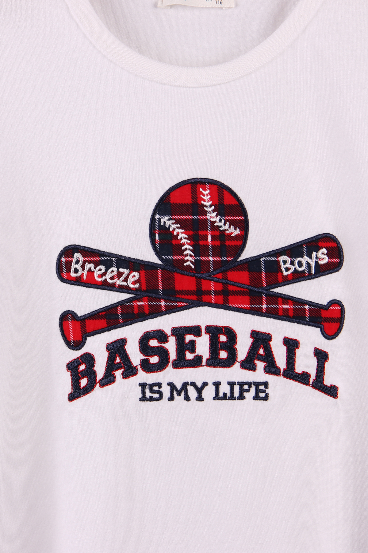 Breeze Erkek Basebal Nakışlı Takım Kırmızı (6-12 Yaş)