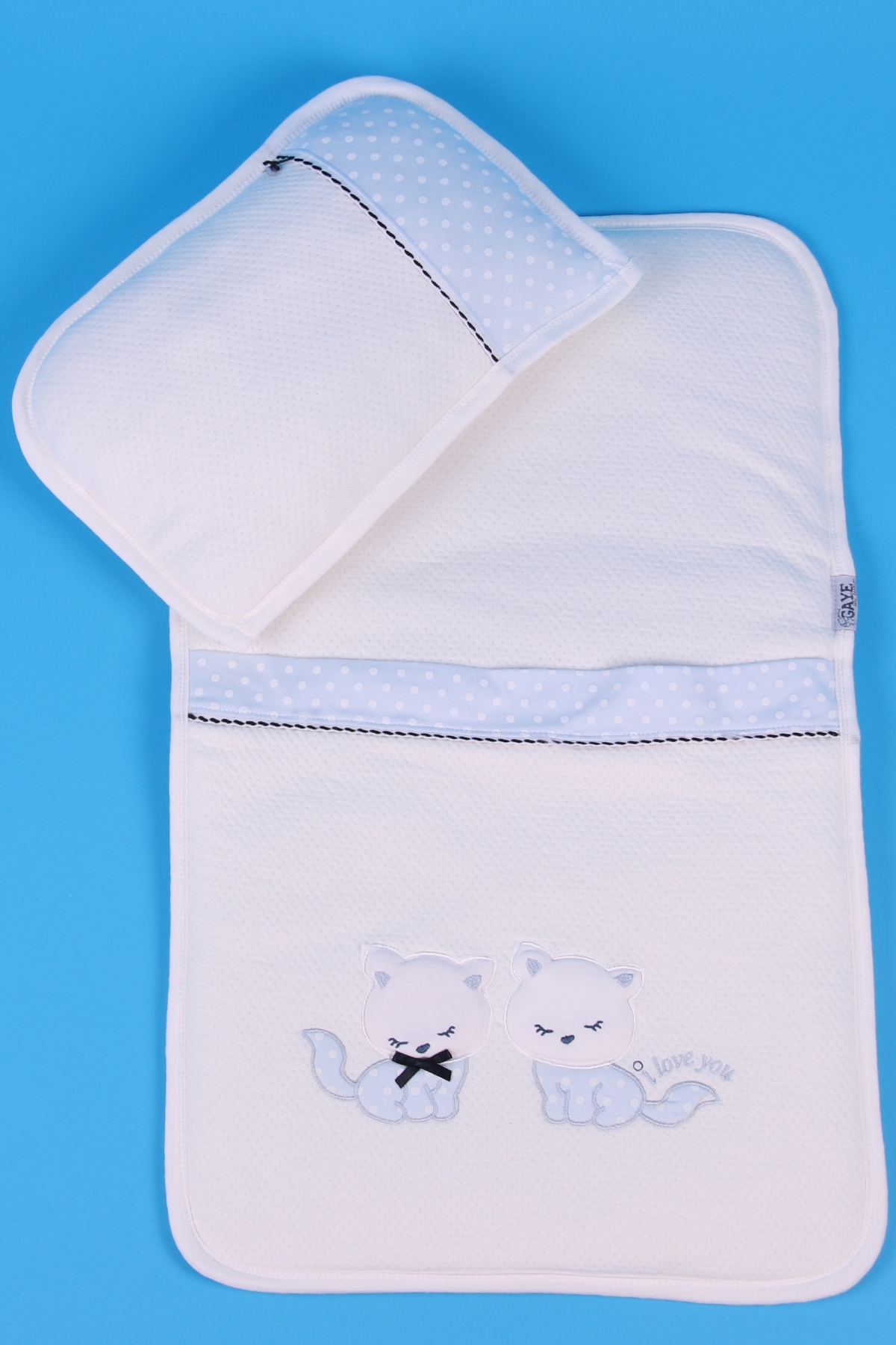 Breeze Erkek Bebek Alt Açma Minderi 2'li Ekru (40 × 65 cm)