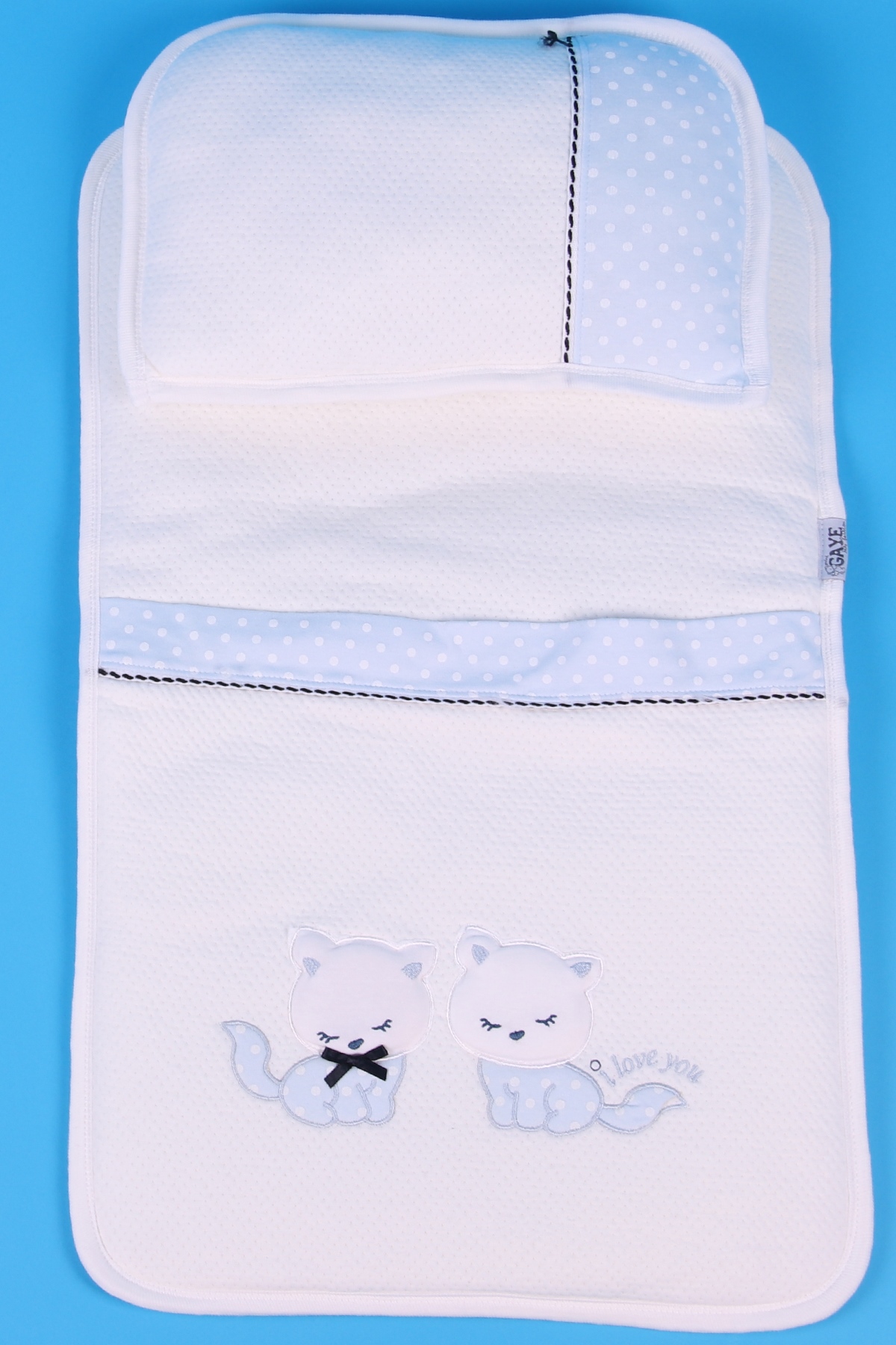 Breeze Erkek Bebek Alt Açma Minderi 2'li Ekru (40 × 65 cm)