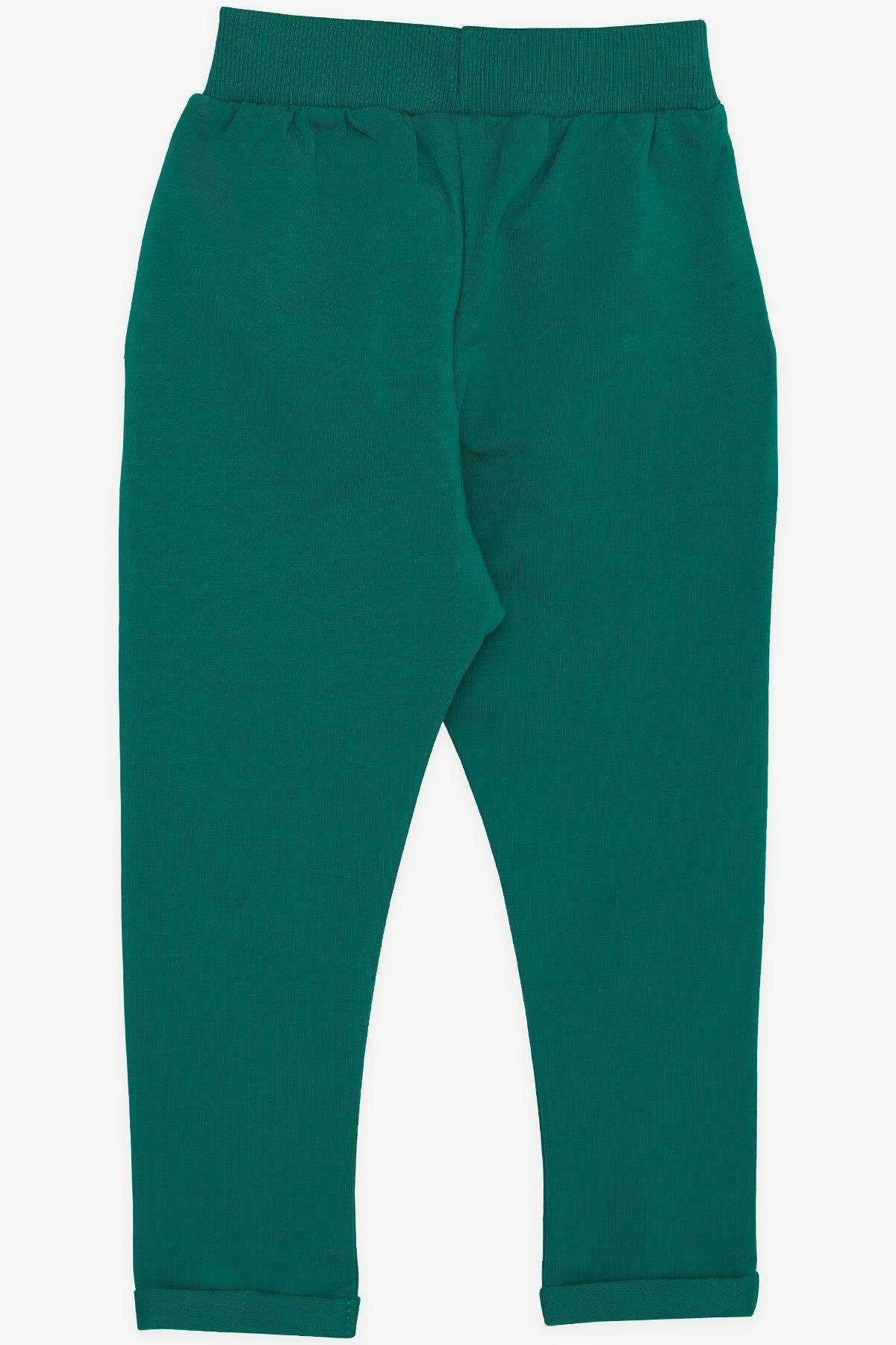 Breeze Erkek Bebek Alt Düğme Aksesuarlı Armalı Cepli Yeşil (9 Ay-3 Yaş)