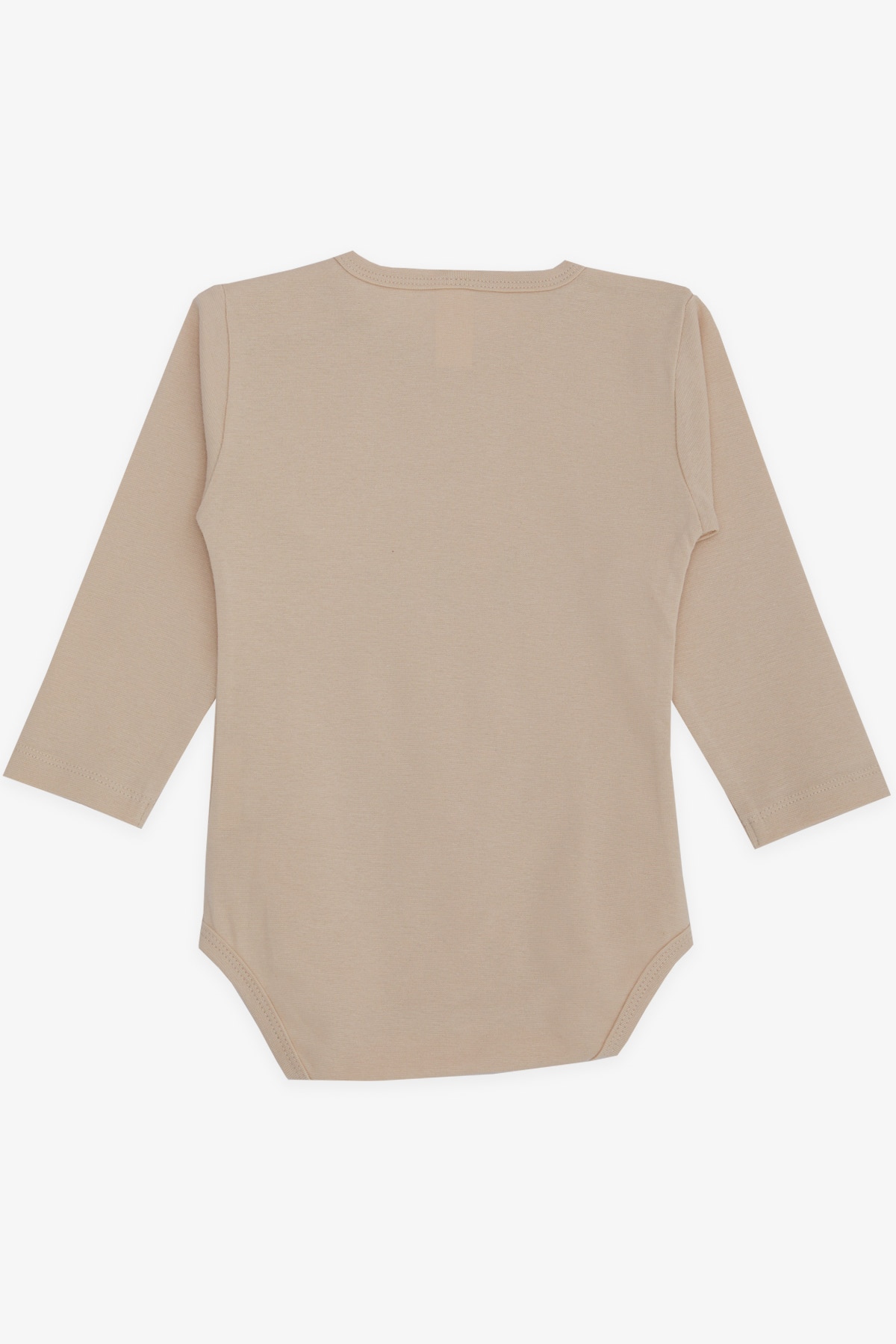 Breeze Erkek Bebek Çıtçıtlı Body Araba Baskılı Bej (9 Ay-3 Yaş)