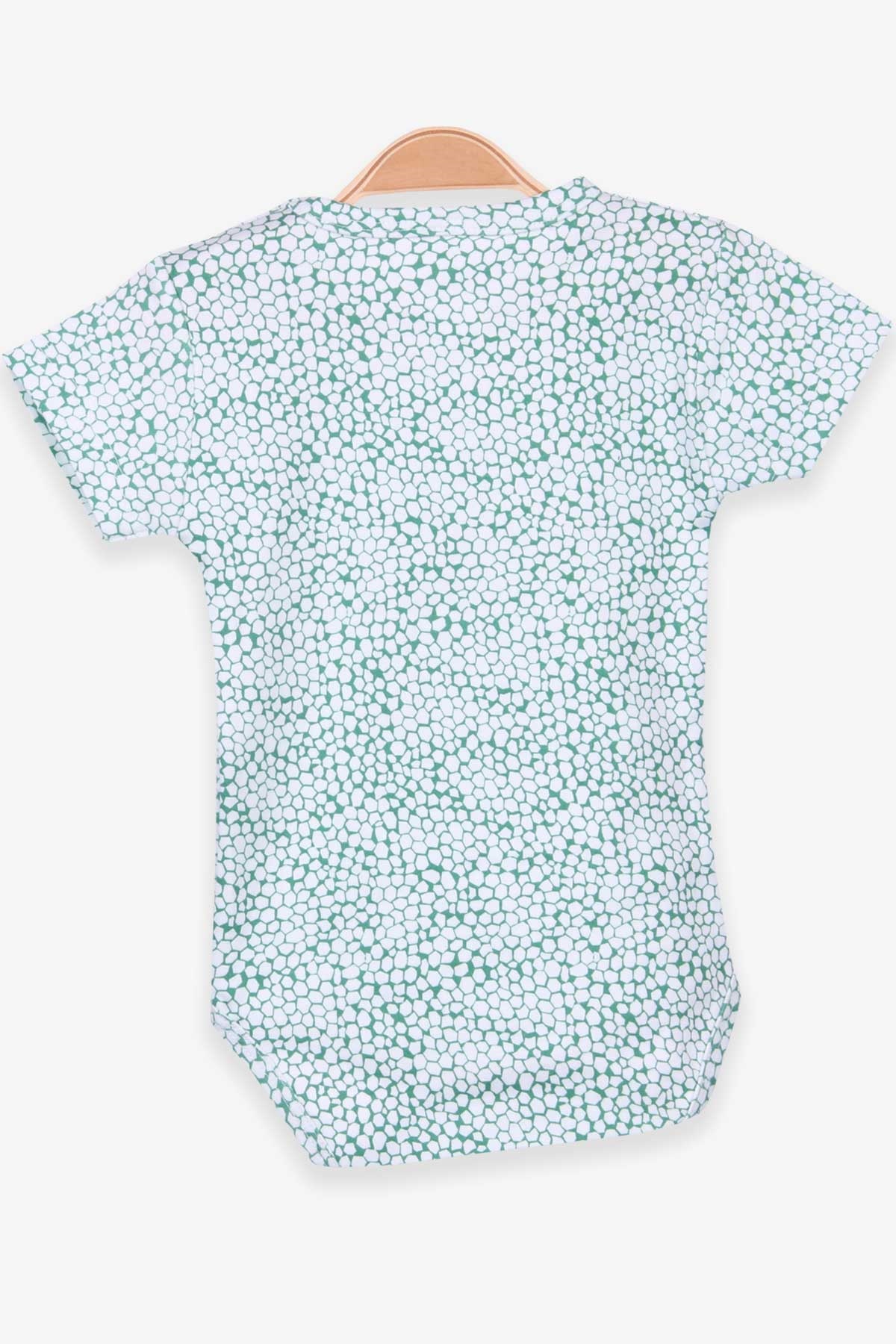 Breeze Erkek Bebek Çıtçıtlı Body Araba Baskılı Yeşil (9 Ay-3 Yaş)