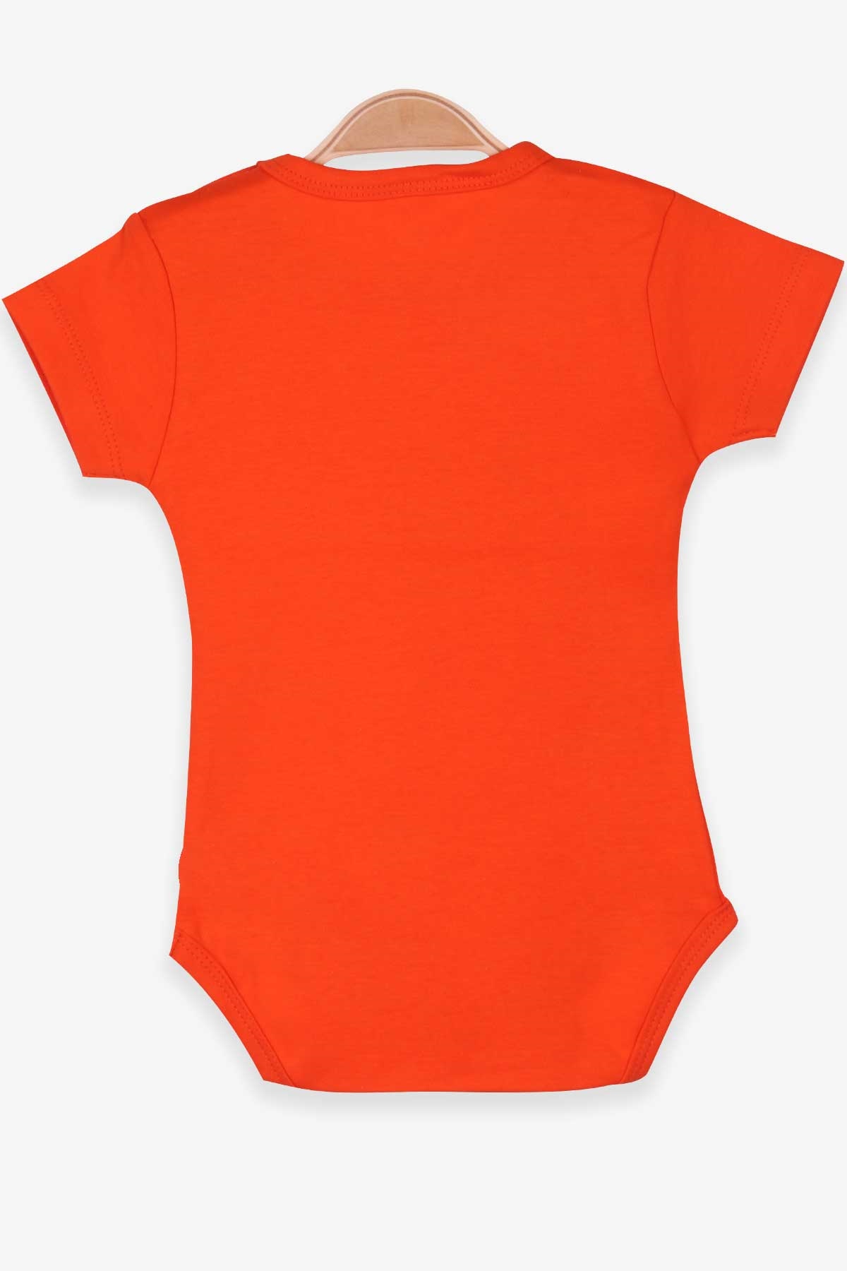 Breeze Erkek Bebek Çıtçıtlı Body Baskılı Turuncu (9 Ay-3 Yaş)