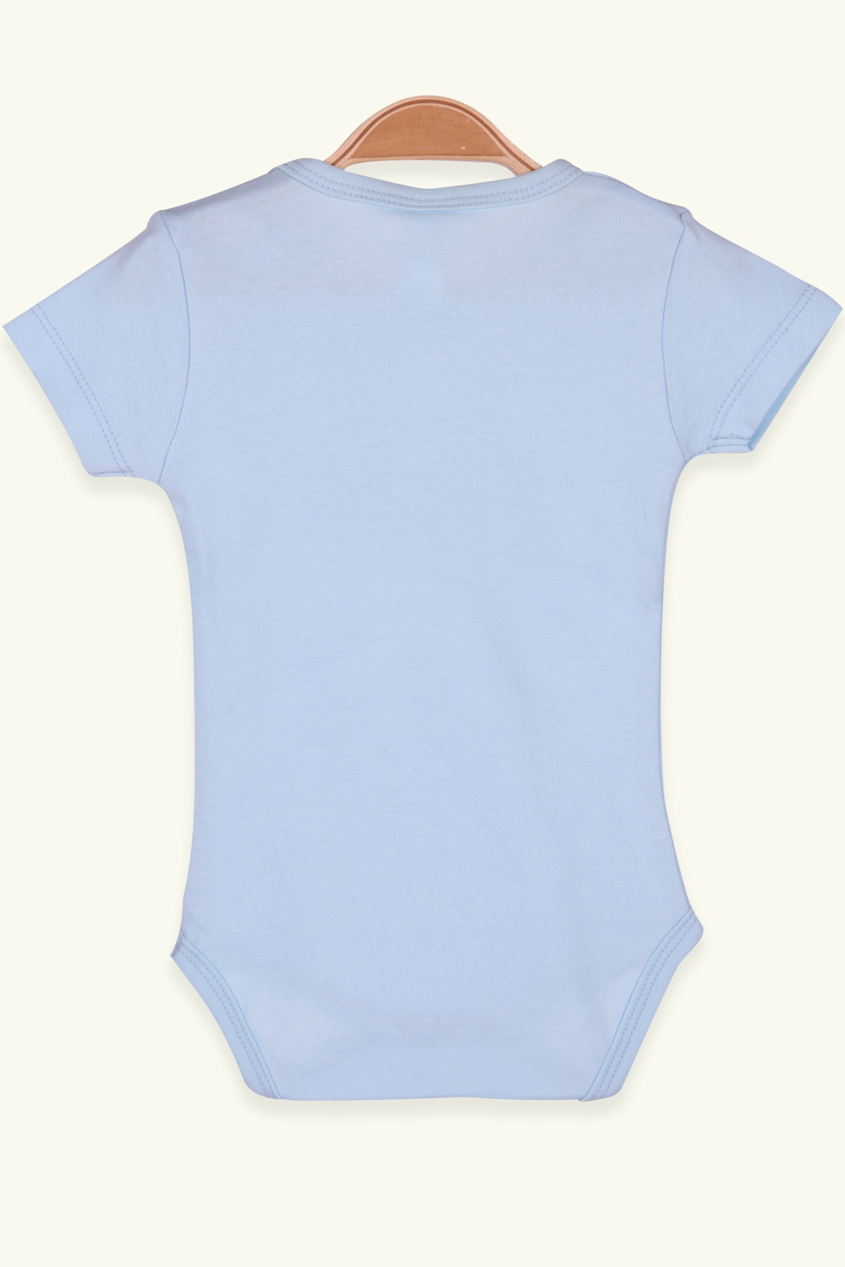 Breeze Erkek Bebek Çıtçıtlı Body Baskılı Bebe Mavisi (9 Ay-3 Yaş)