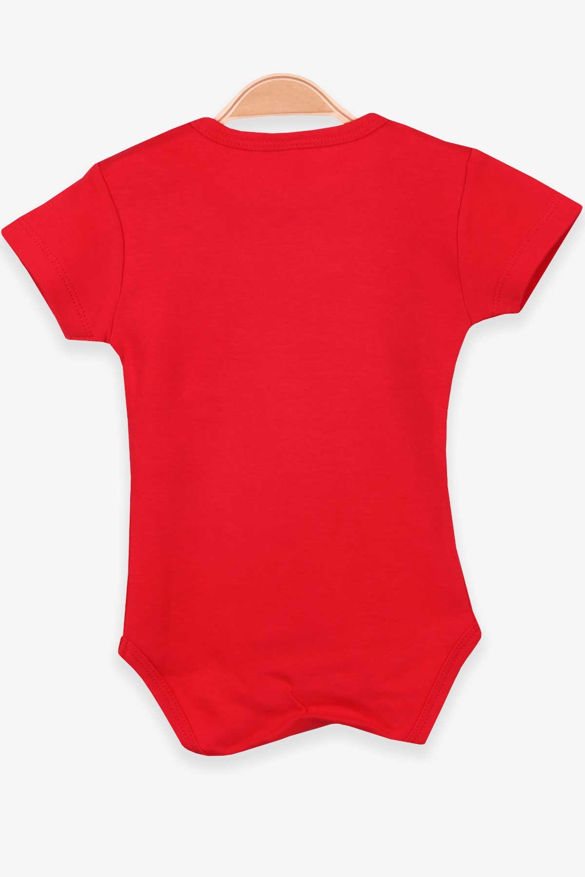 Breeze Erkek Bebek Çıtçıtlı Body Baskılı Kırmızı (9 Ay-3 Yaş)