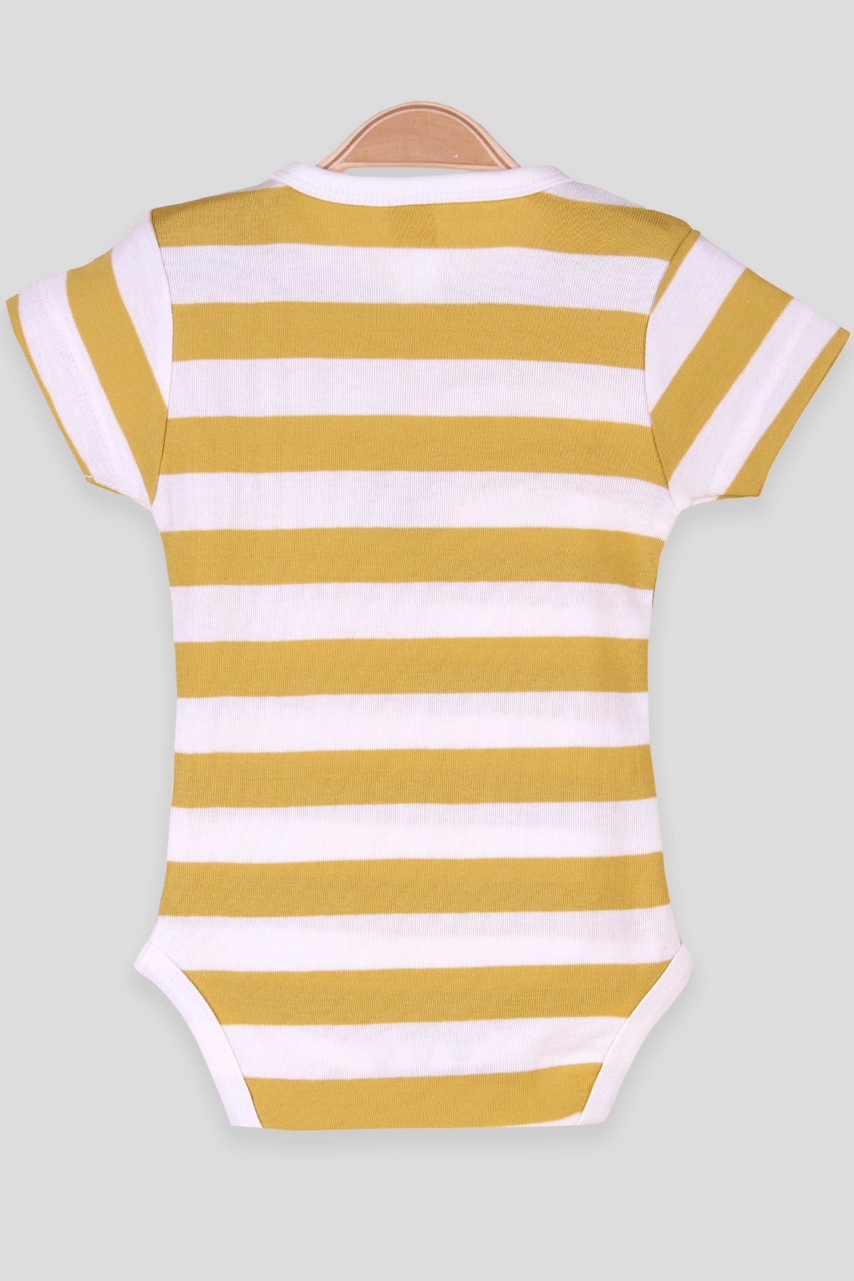 Breeze Erkek Bebek Çıtçıtlı Body Çizgili Yeşil (9 Ay-3 Yaş)
