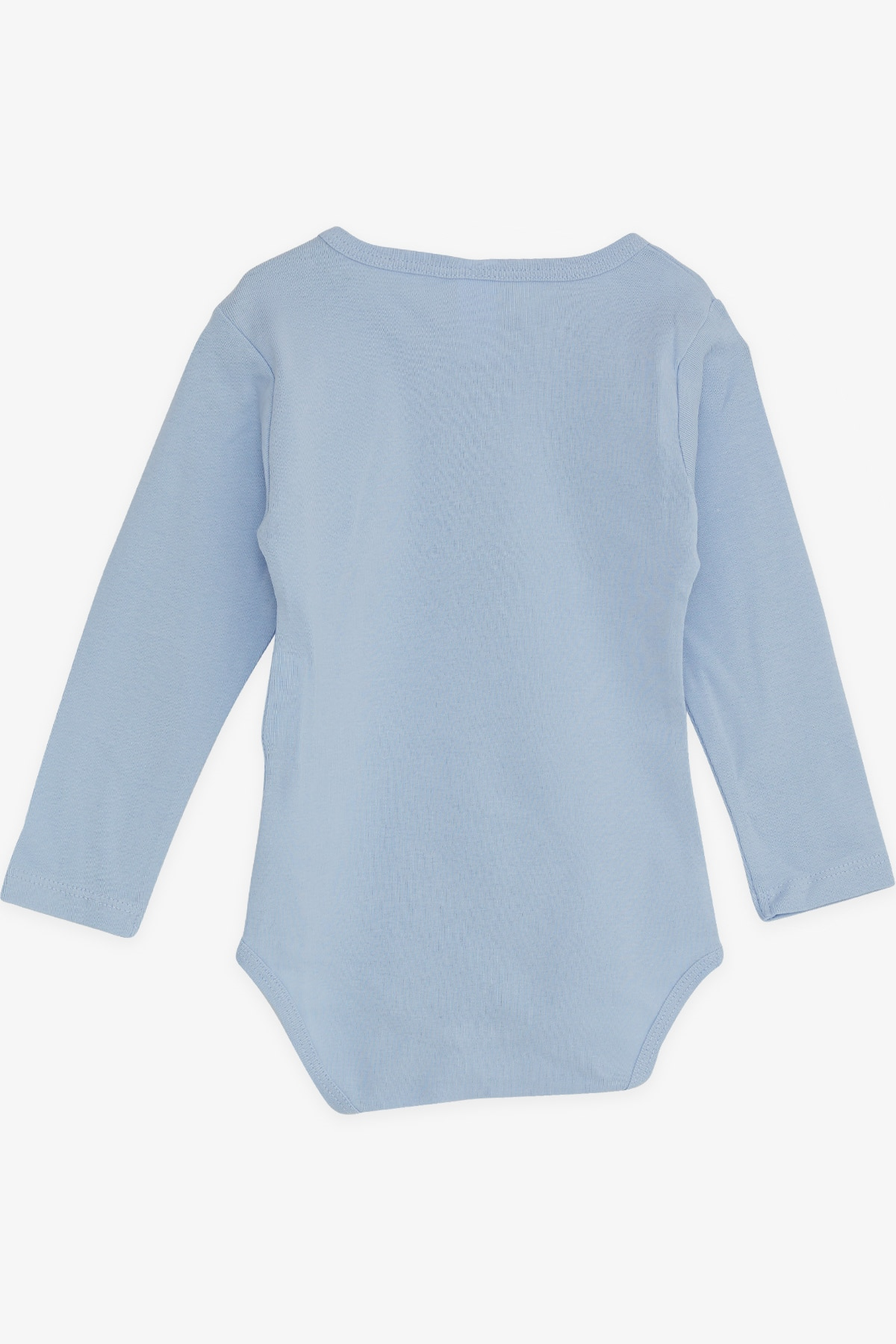 Breeze Erkek Bebek Çıtçıtlı Body Eğlenceli Köpekcik Baskılı Açık Mavi (9 Ay-3 Yaş)