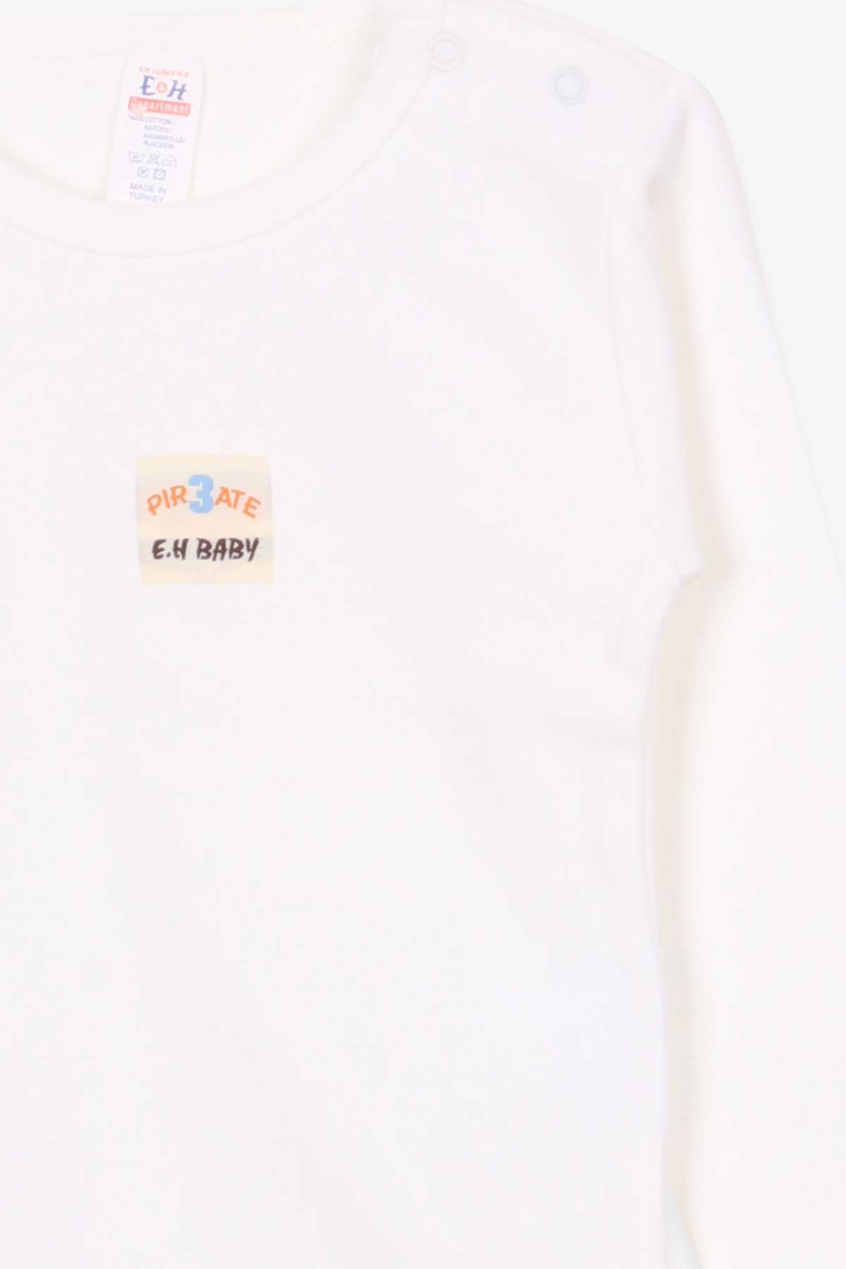 Breeze Erkek Bebek Çıtçıtlı Body Ekru (9 Ay-3 Yaş)