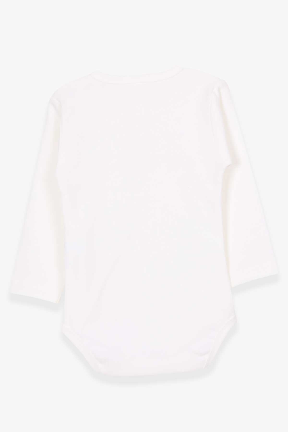 Breeze Erkek Bebek Çıtçıtlı Body Ekru (9 Ay-3 Yaş)