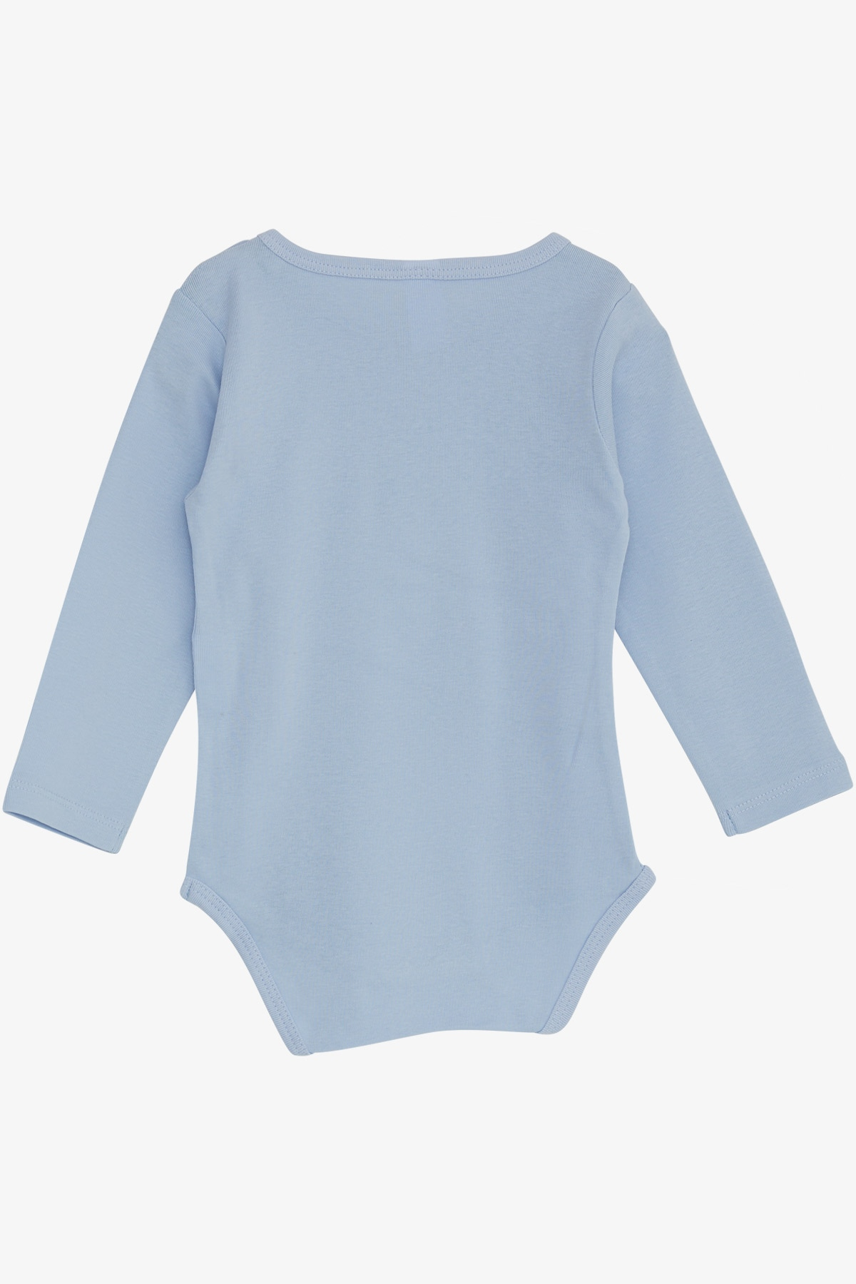 Breeze Erkek Bebek Çıtçıtlı Body Gözlüklü Ayıcık Baskılı Açık Mavi (9 Ay-3 Yaş)