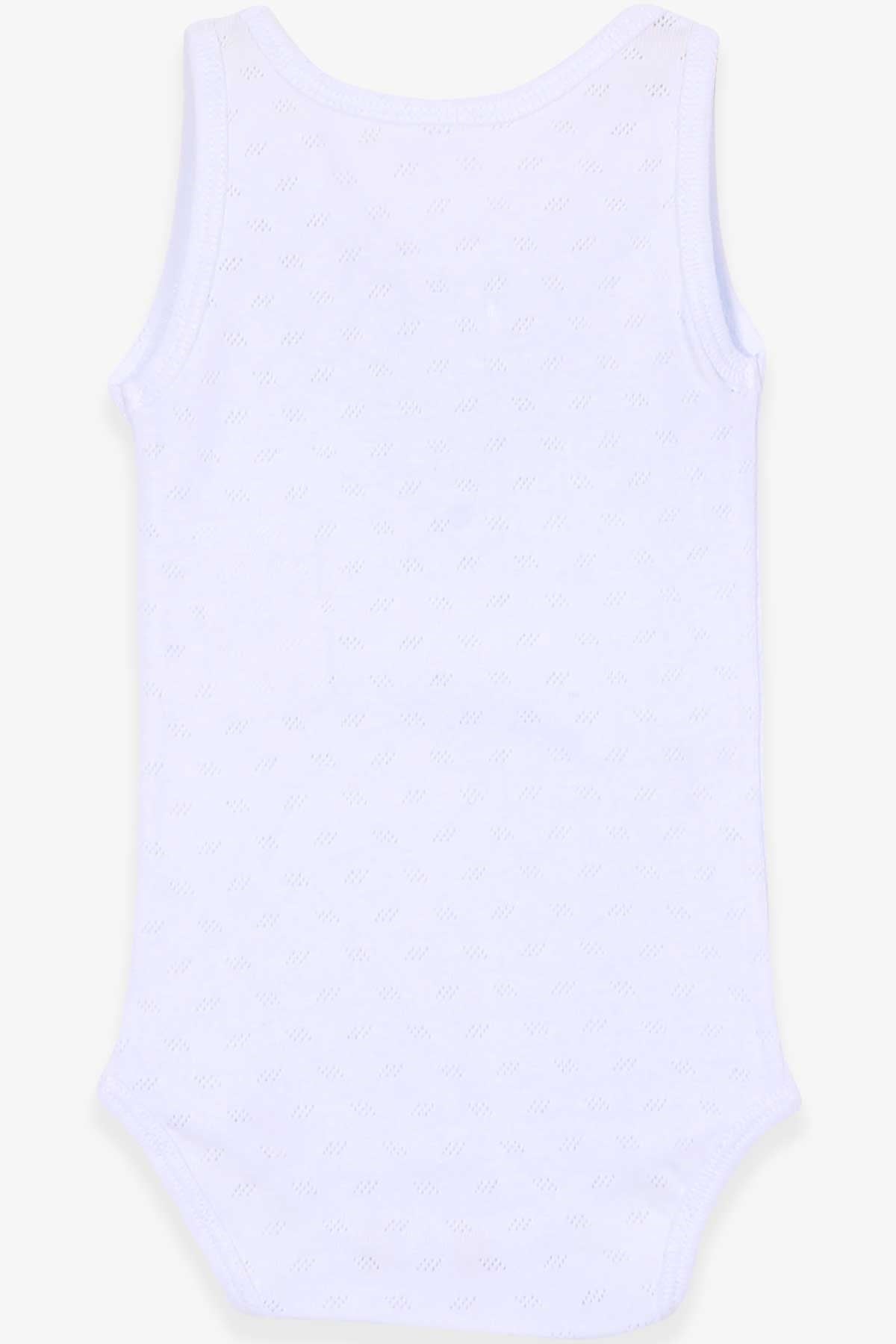 Breeze Erkek Bebek Çıtçıtlı Body Jakarlı Bebe Mavisi (9 Ay-3 Yaş)
