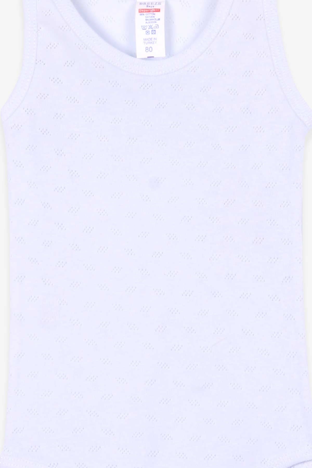 Breeze Erkek Bebek Çıtçıtlı Body Jakarlı Bebe Mavisi (9 Ay-3 Yaş)