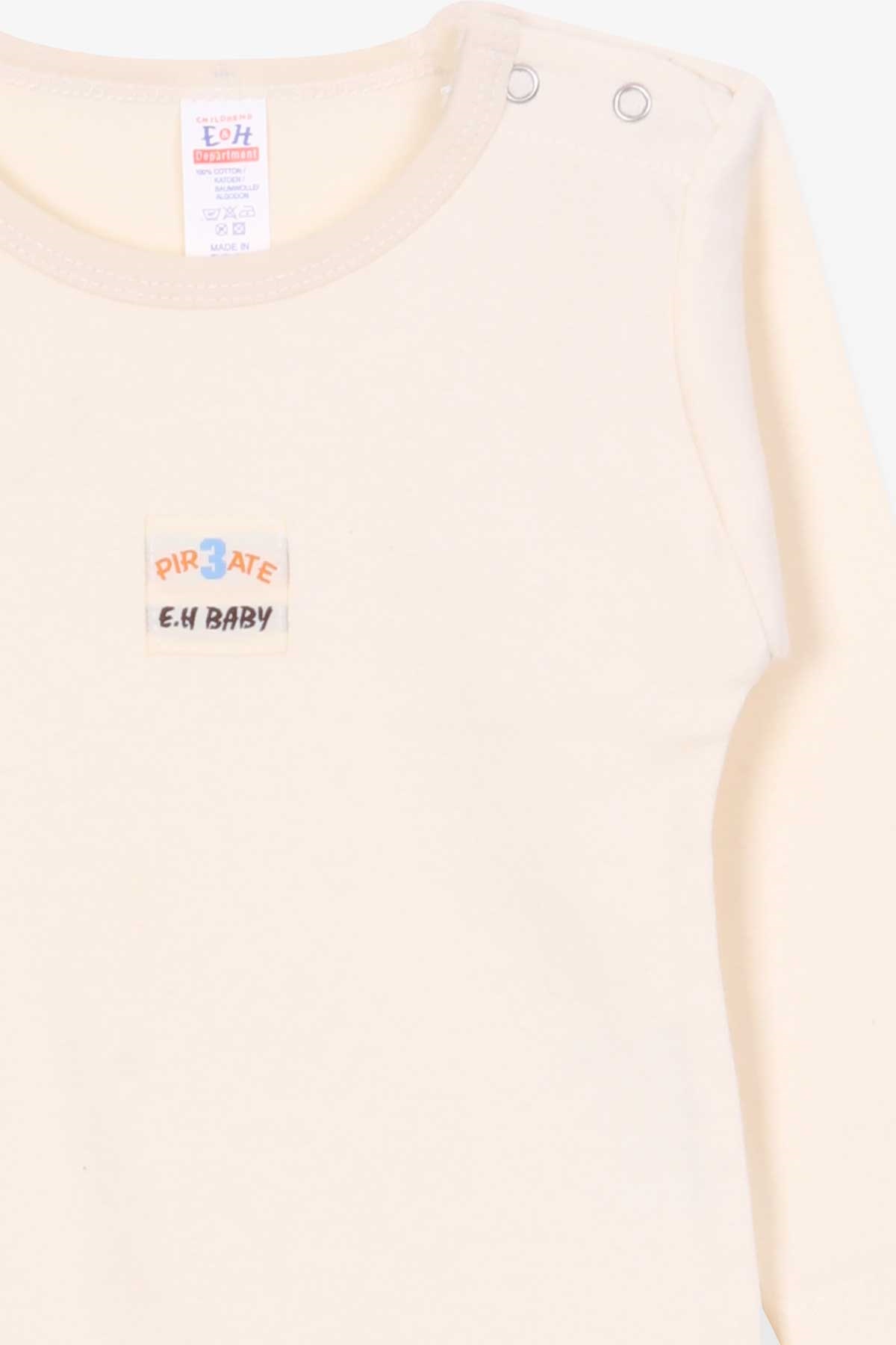 Breeze Erkek Bebek Çıtçıtlı Body Krem (9 Ay-3 Yaş)