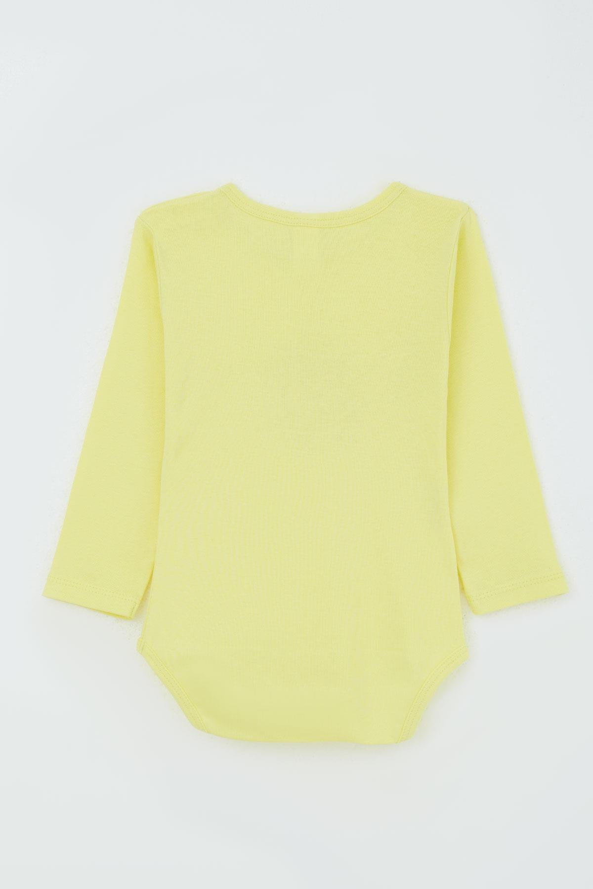 Breeze Erkek Bebek Çıtçıtlı Body KüçükTamirci Fıstık Yeşili (9 Ay-3 Yaş)