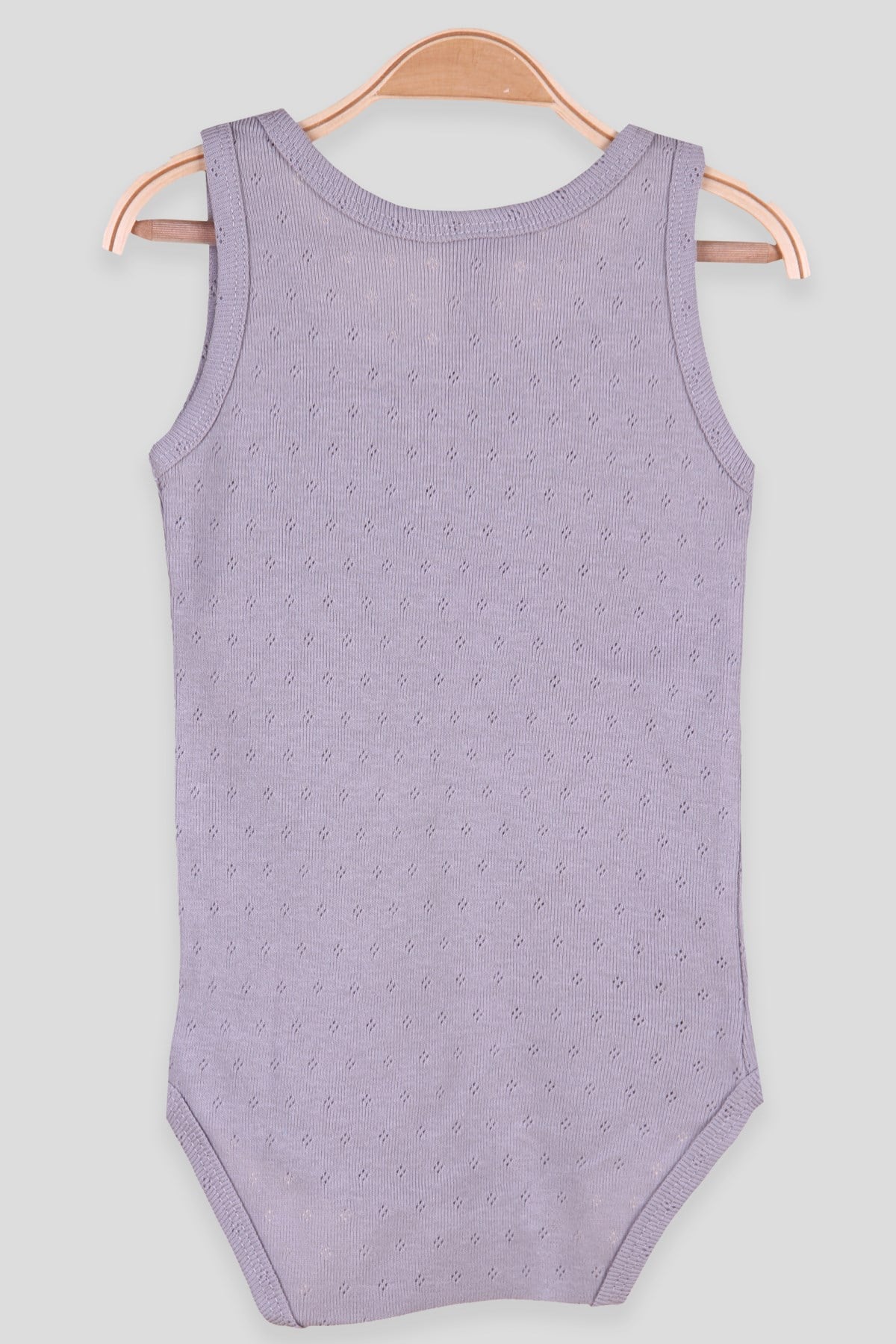 Breeze Erkek Bebek Çıtçıtlı Jakarlı Body Gri (9 Ay-3 Yaş)