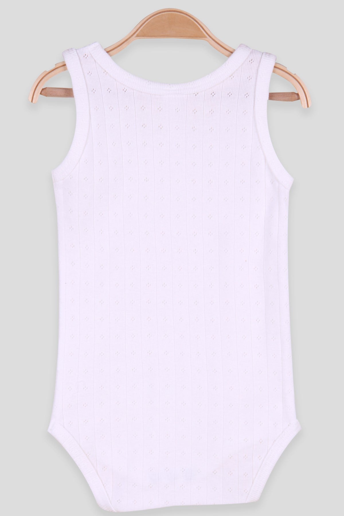 Breeze Erkek Bebek Çıtçıtlı Jakarlı Body Ekru (9 Ay-3 Yaş)